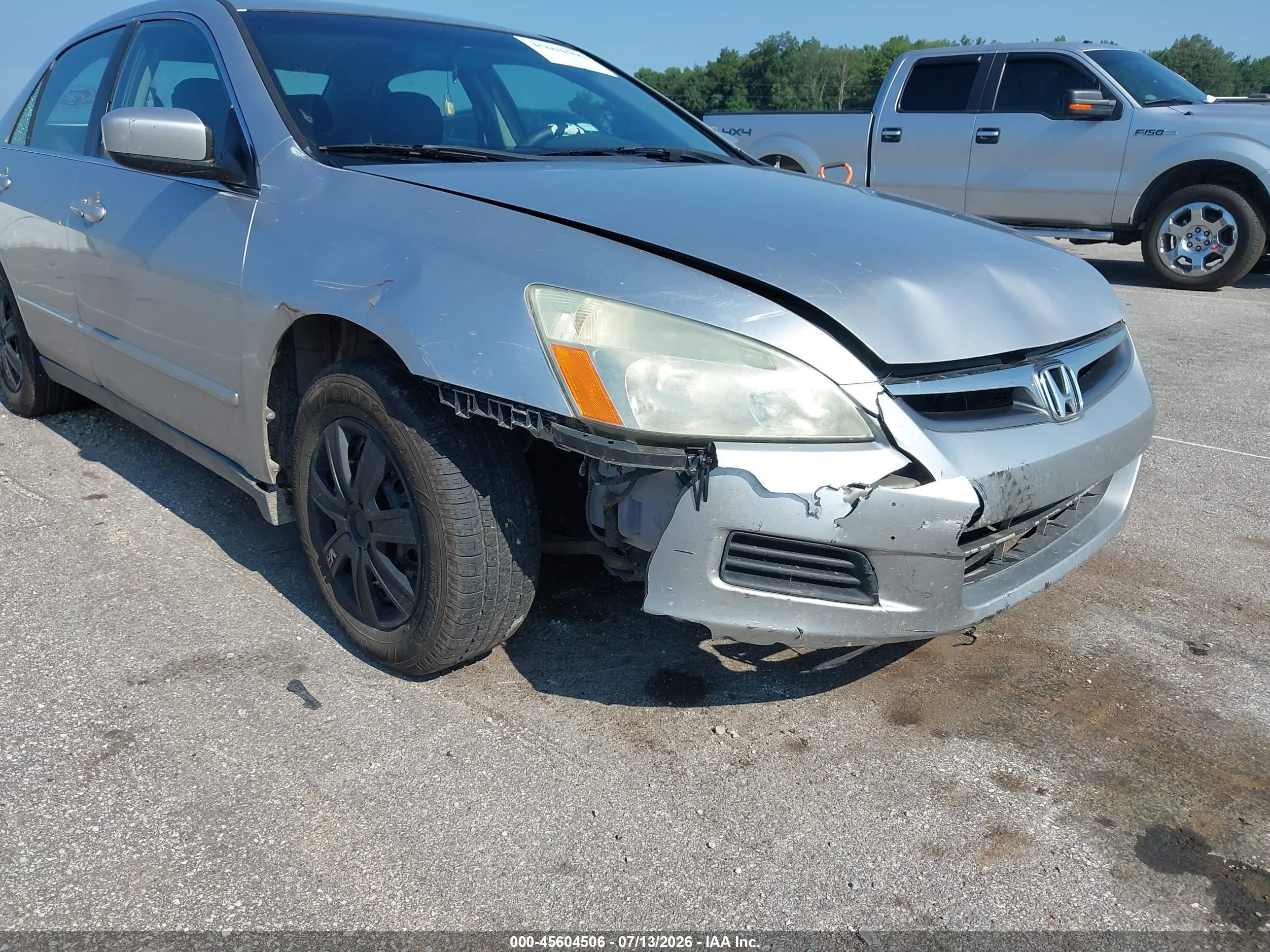 2006 Honda Accord 2.4 Lx Silver vin: 3HGCM56486G701013