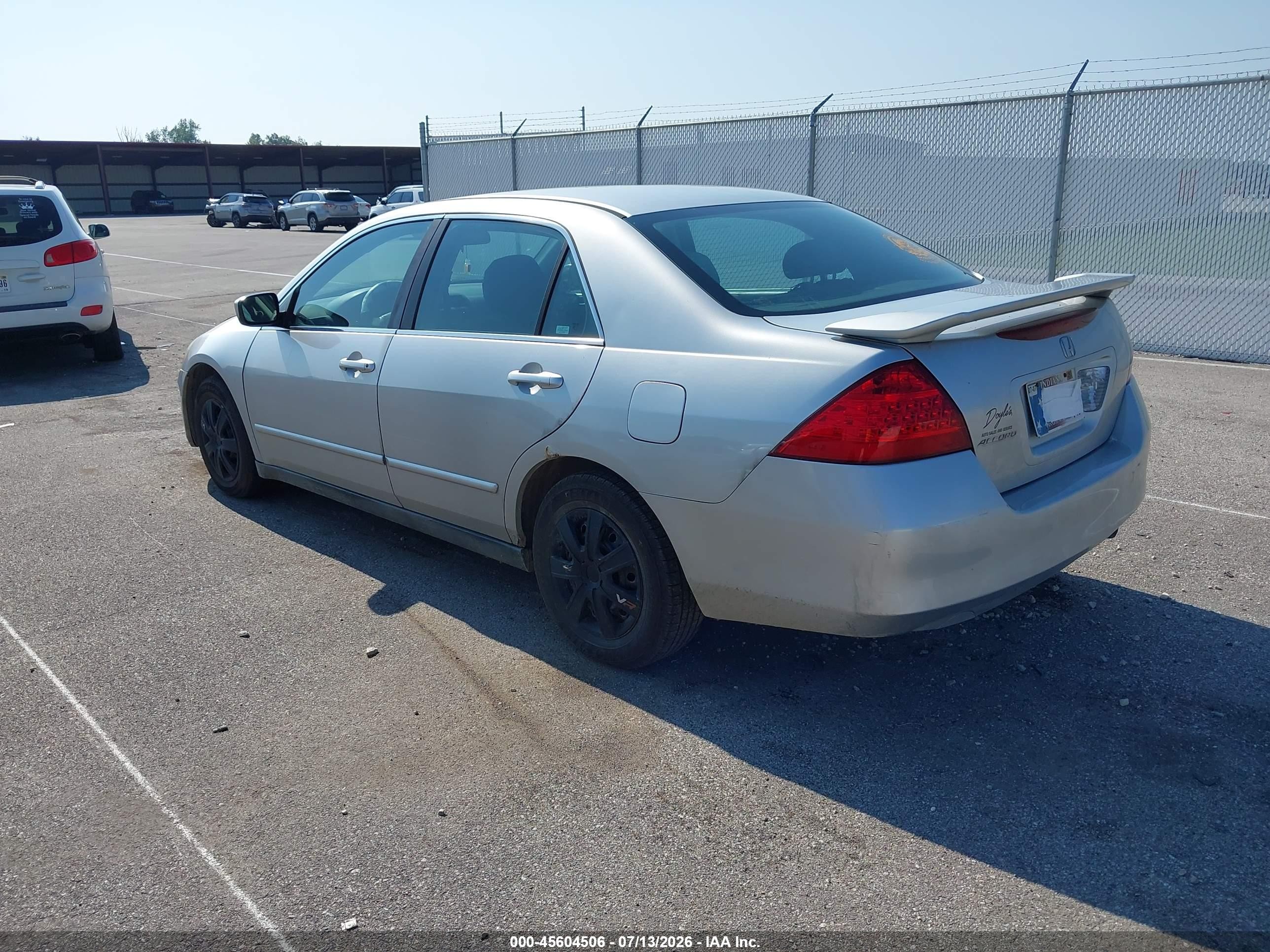 2006 Honda Accord 2.4 Lx Silver vin: 3HGCM56486G701013