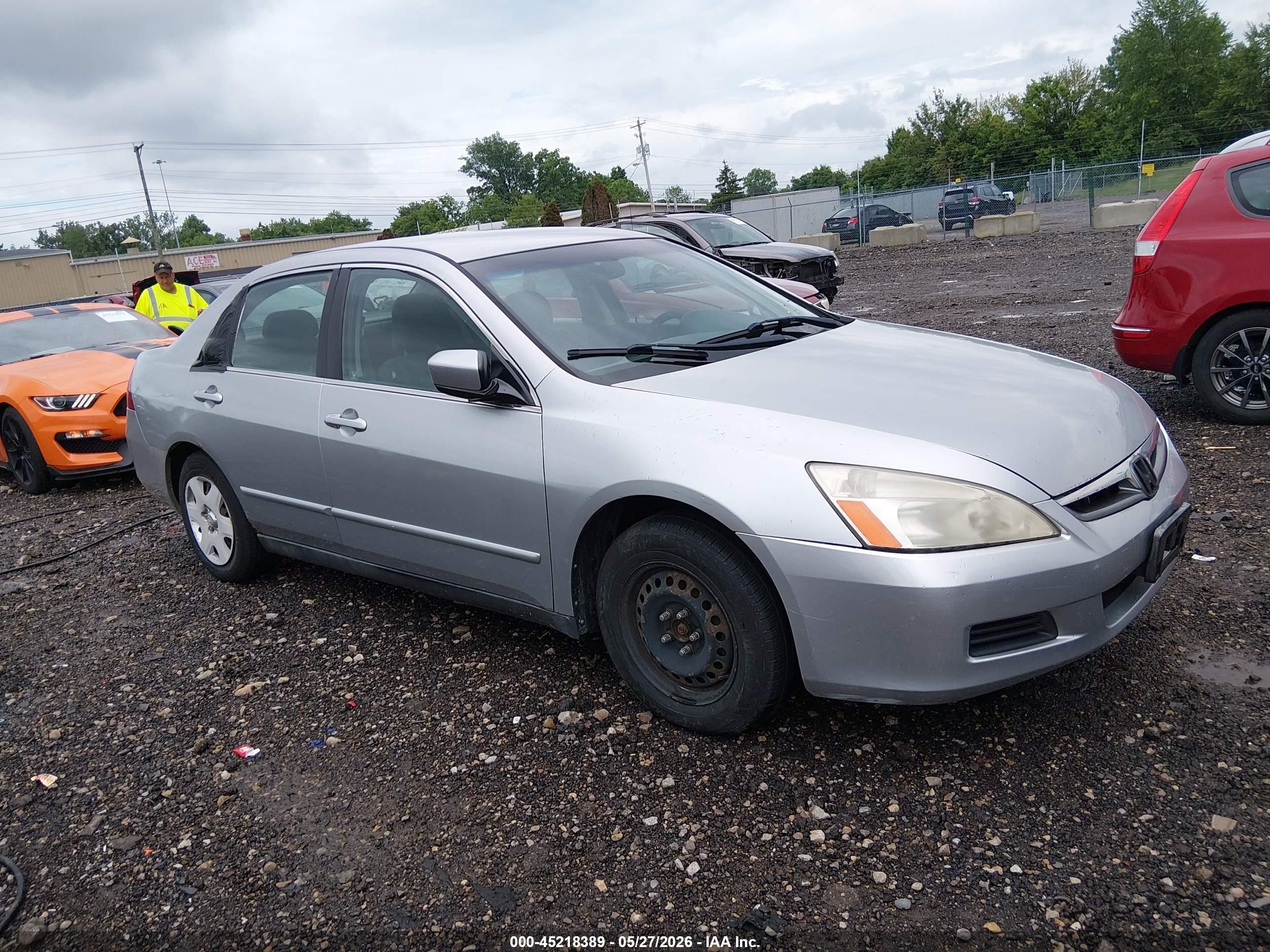 2006 Honda Accord 2.4 Lx Silver vin: 3HGCM56486G705238