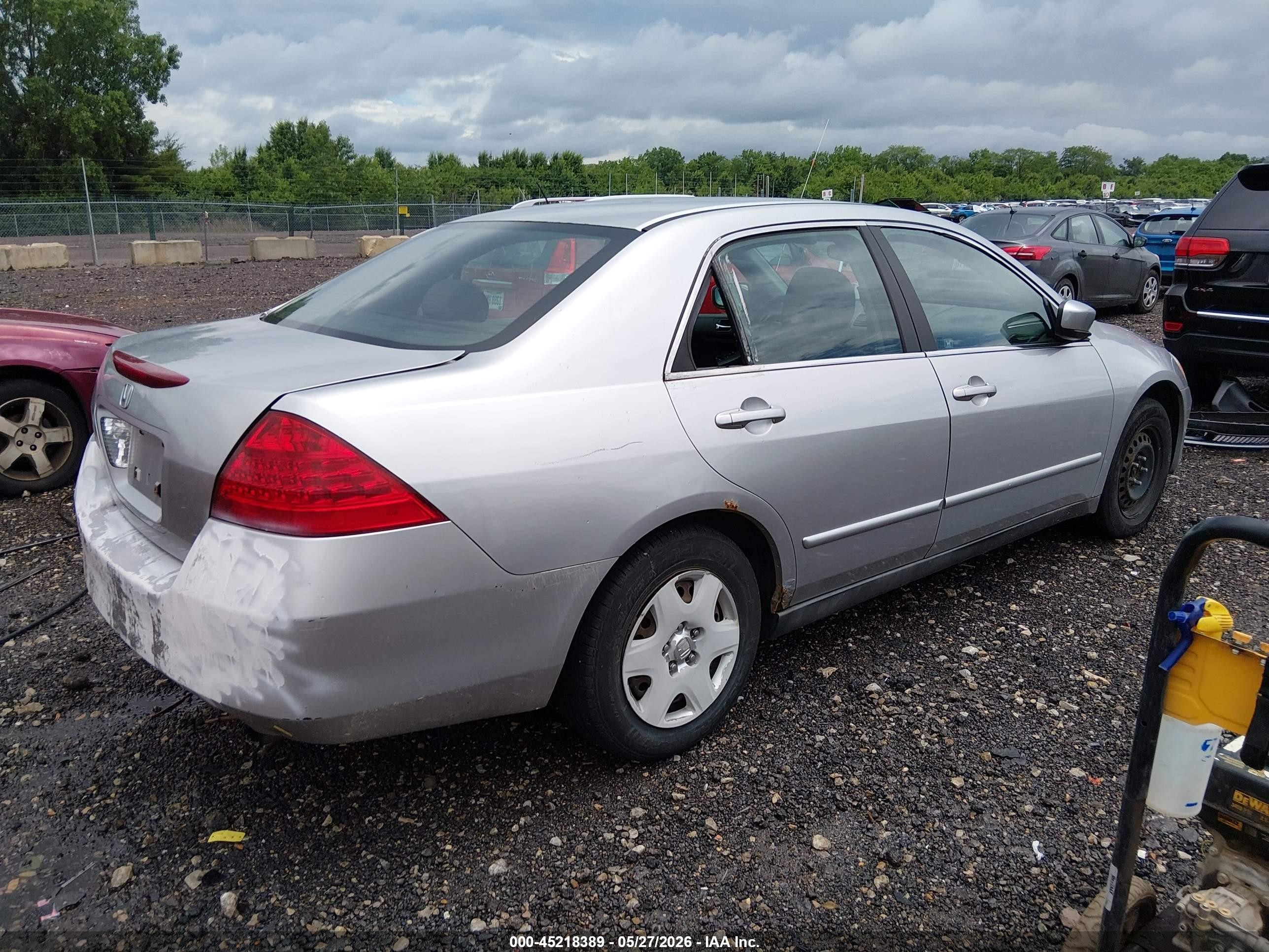 2006 Honda Accord 2.4 Lx Silver vin: 3HGCM56486G705238