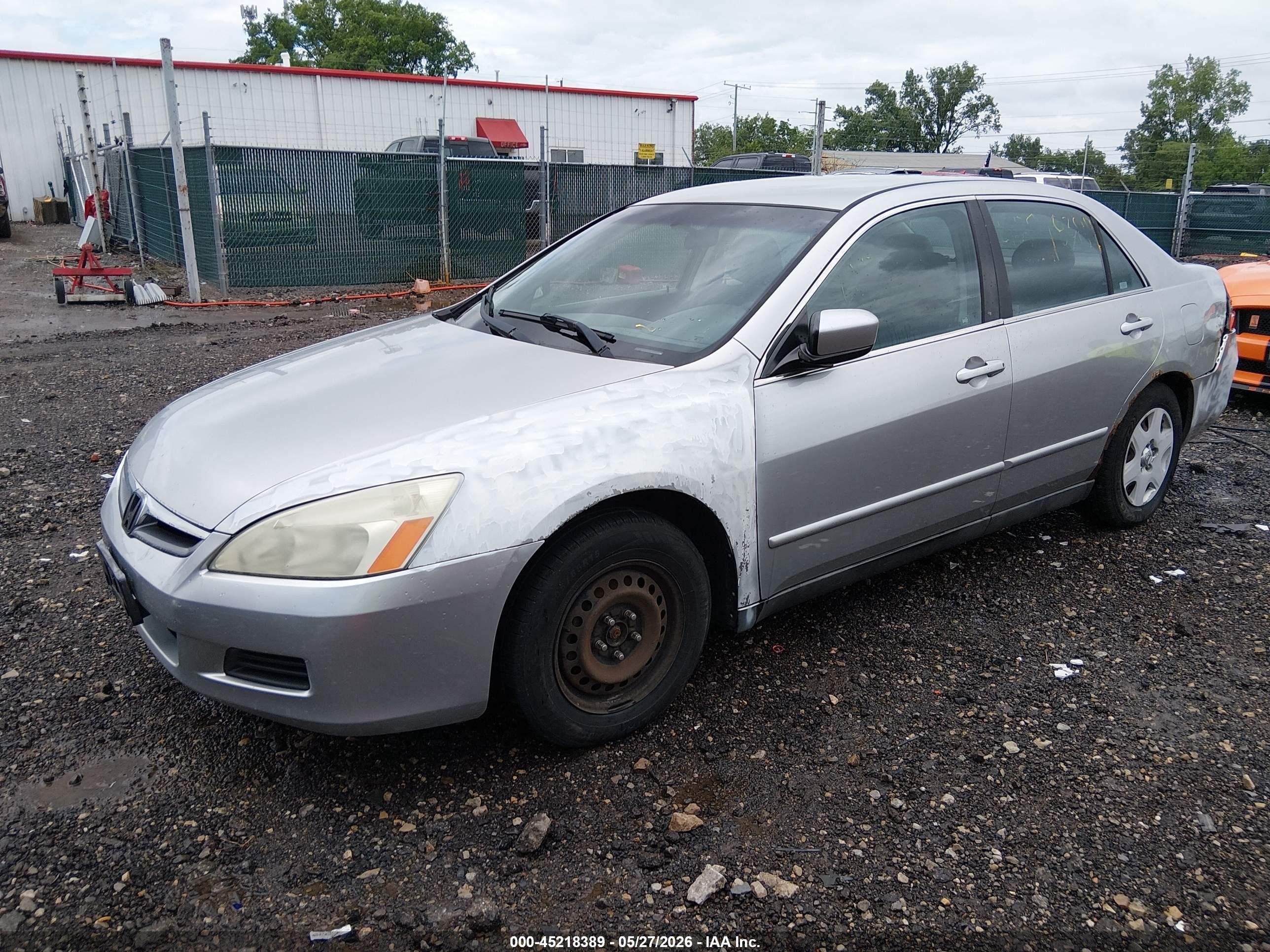 2006 Honda Accord 2.4 Lx Silver vin: 3HGCM56486G705238