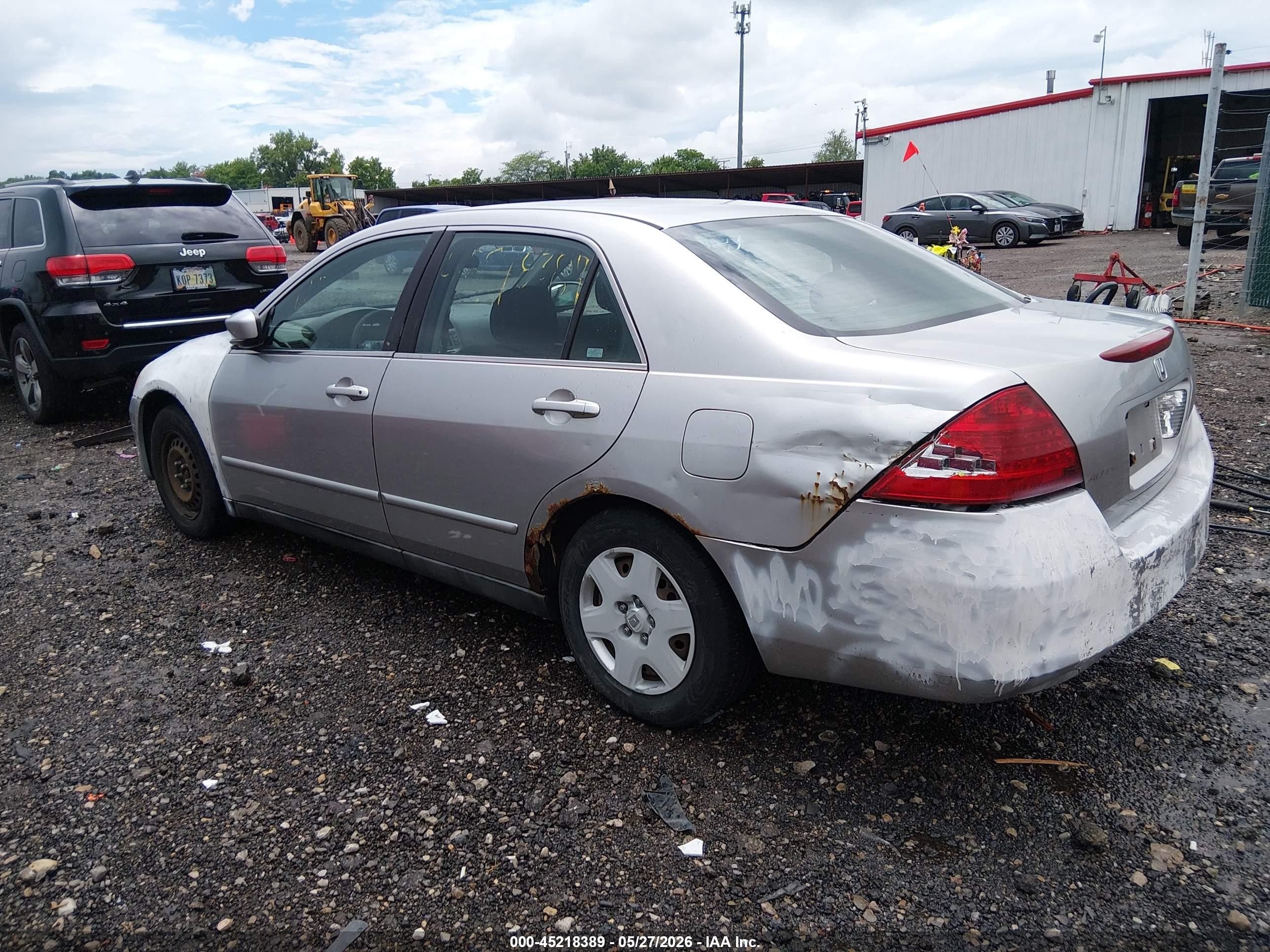 2006 Honda Accord 2.4 Lx Silver vin: 3HGCM56486G705238