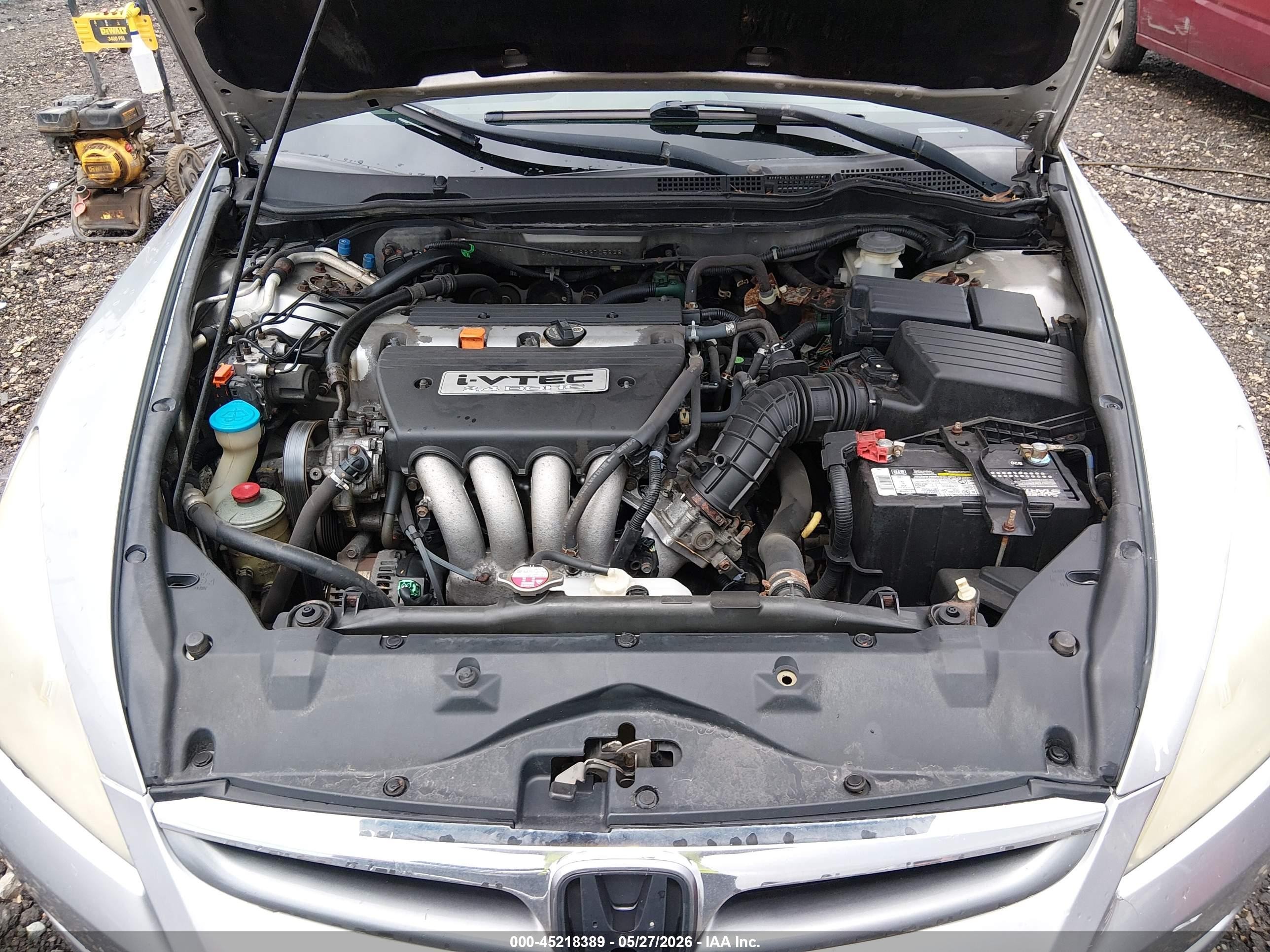 2006 Honda Accord 2.4 Lx Silver vin: 3HGCM56486G705238