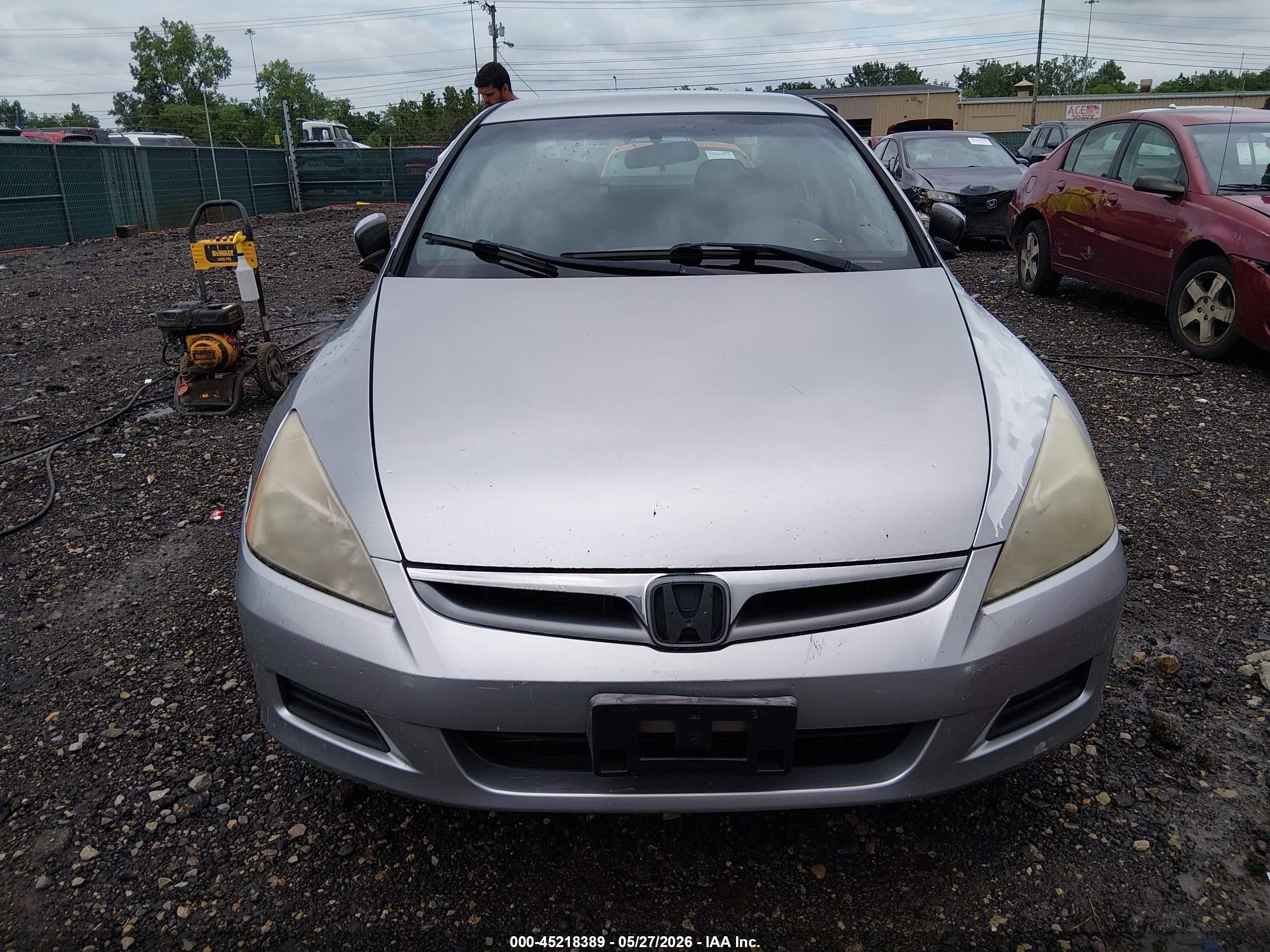 2006 Honda Accord 2.4 Lx Silver vin: 3HGCM56486G705238