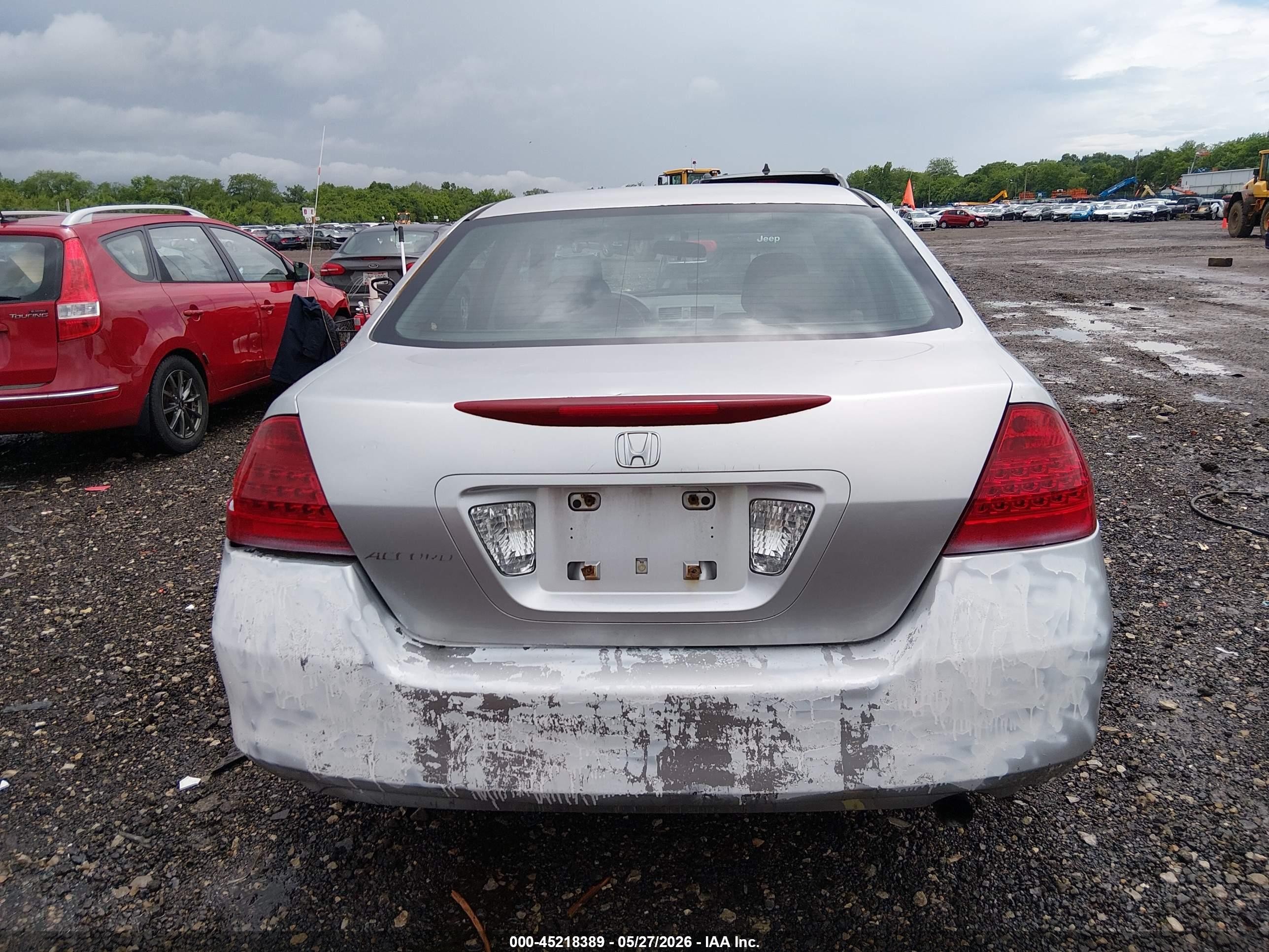 2006 Honda Accord 2.4 Lx Silver vin: 3HGCM56486G705238