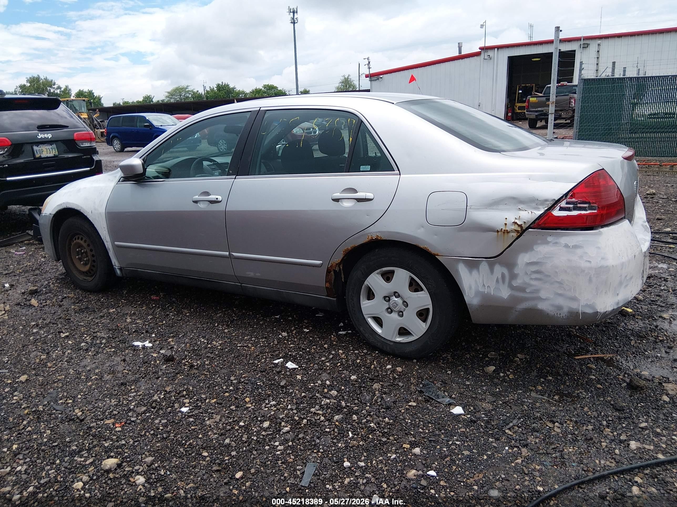2006 Honda Accord 2.4 Lx Silver vin: 3HGCM56486G705238