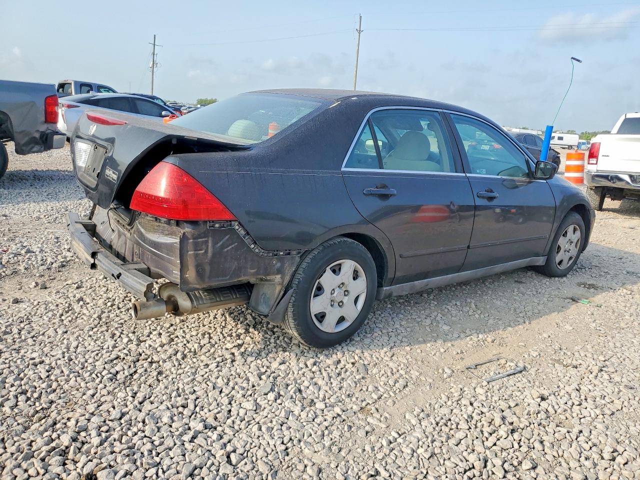 2006 Honda Accord Lx Black vin: 3HGCM56486G706938