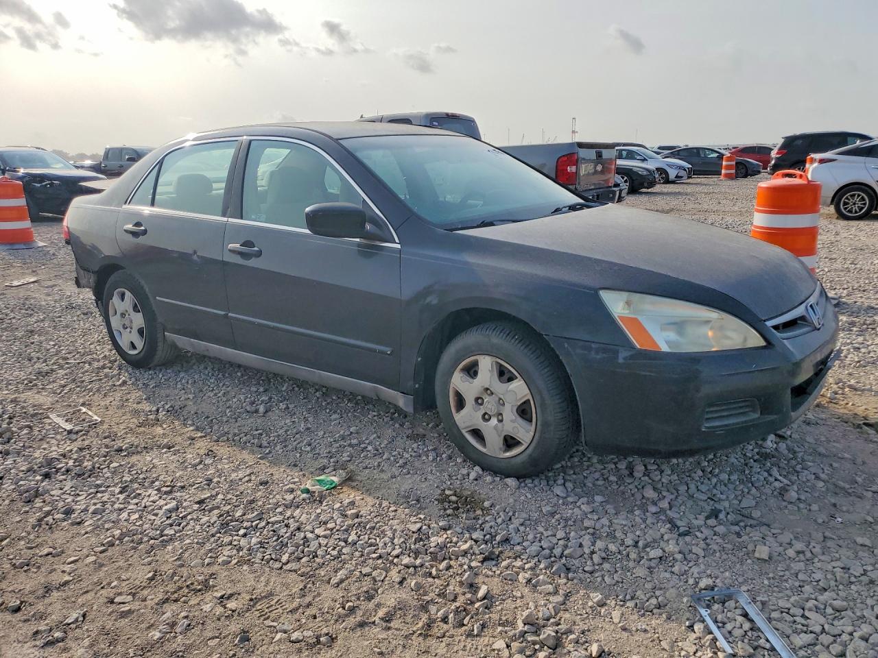 2006 Honda Accord Lx Black vin: 3HGCM56486G706938