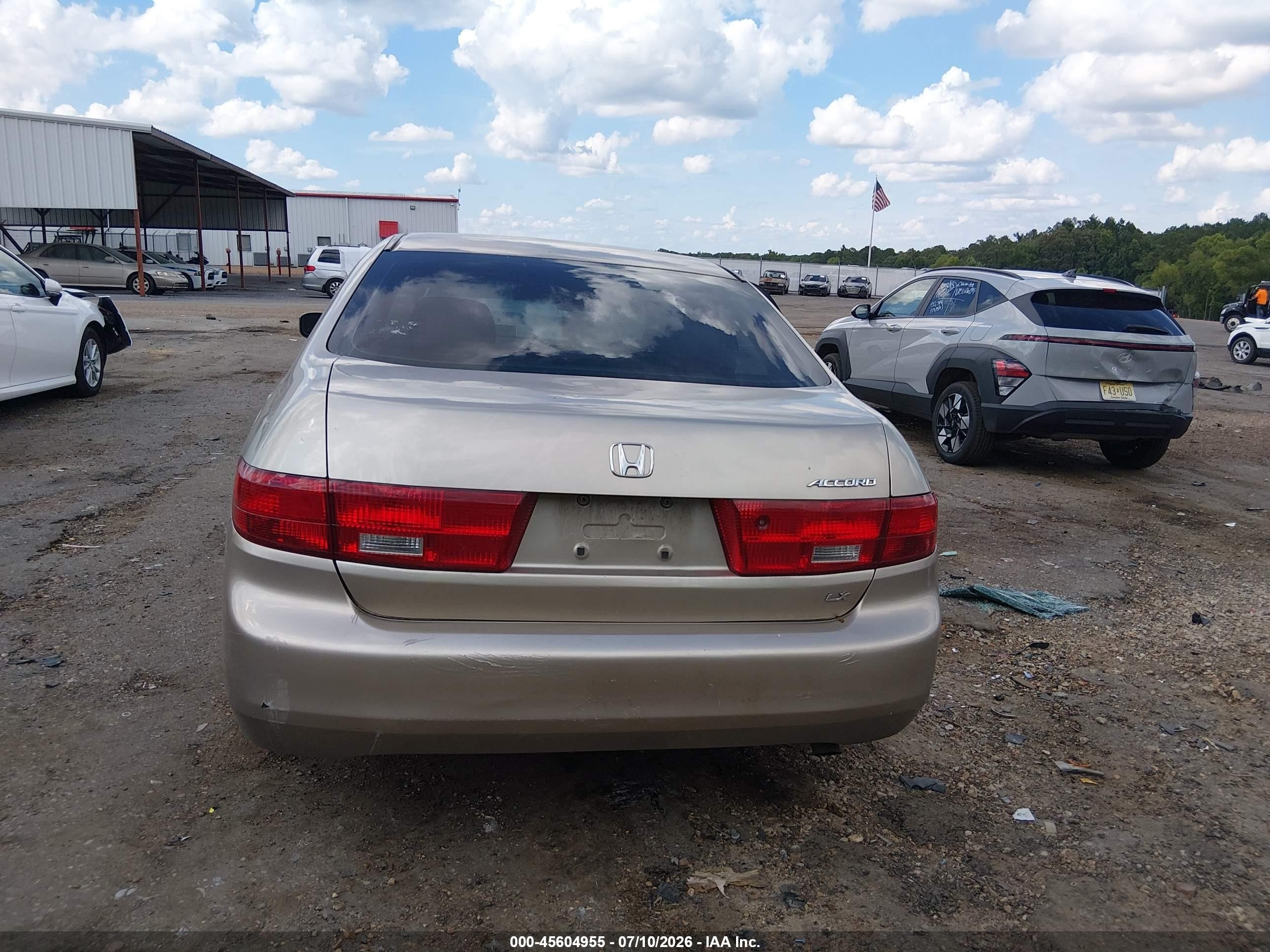 2005 Honda Accord 2.4 Lx Tan vin: 3HGCM56495G702637