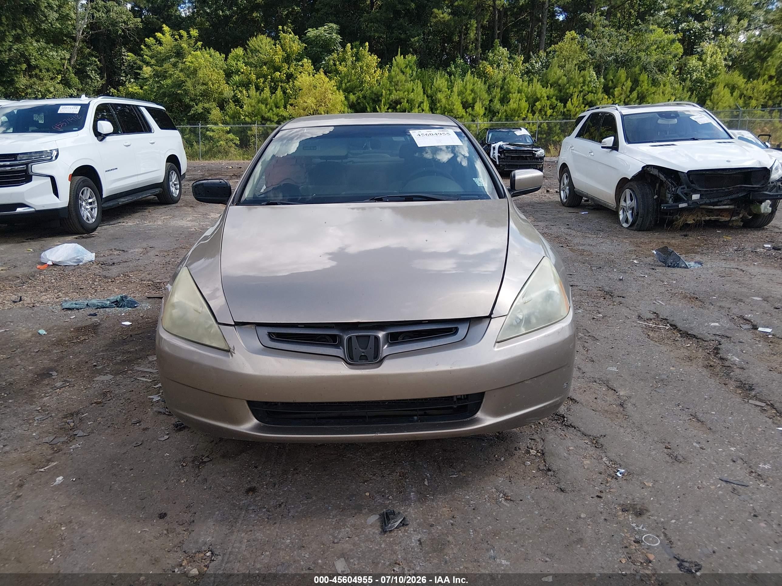 2005 Honda Accord 2.4 Lx Tan vin: 3HGCM56495G702637