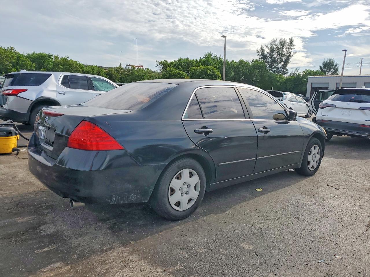 2006 Honda Accord Lx Black vin: 3HGCM56496G703367