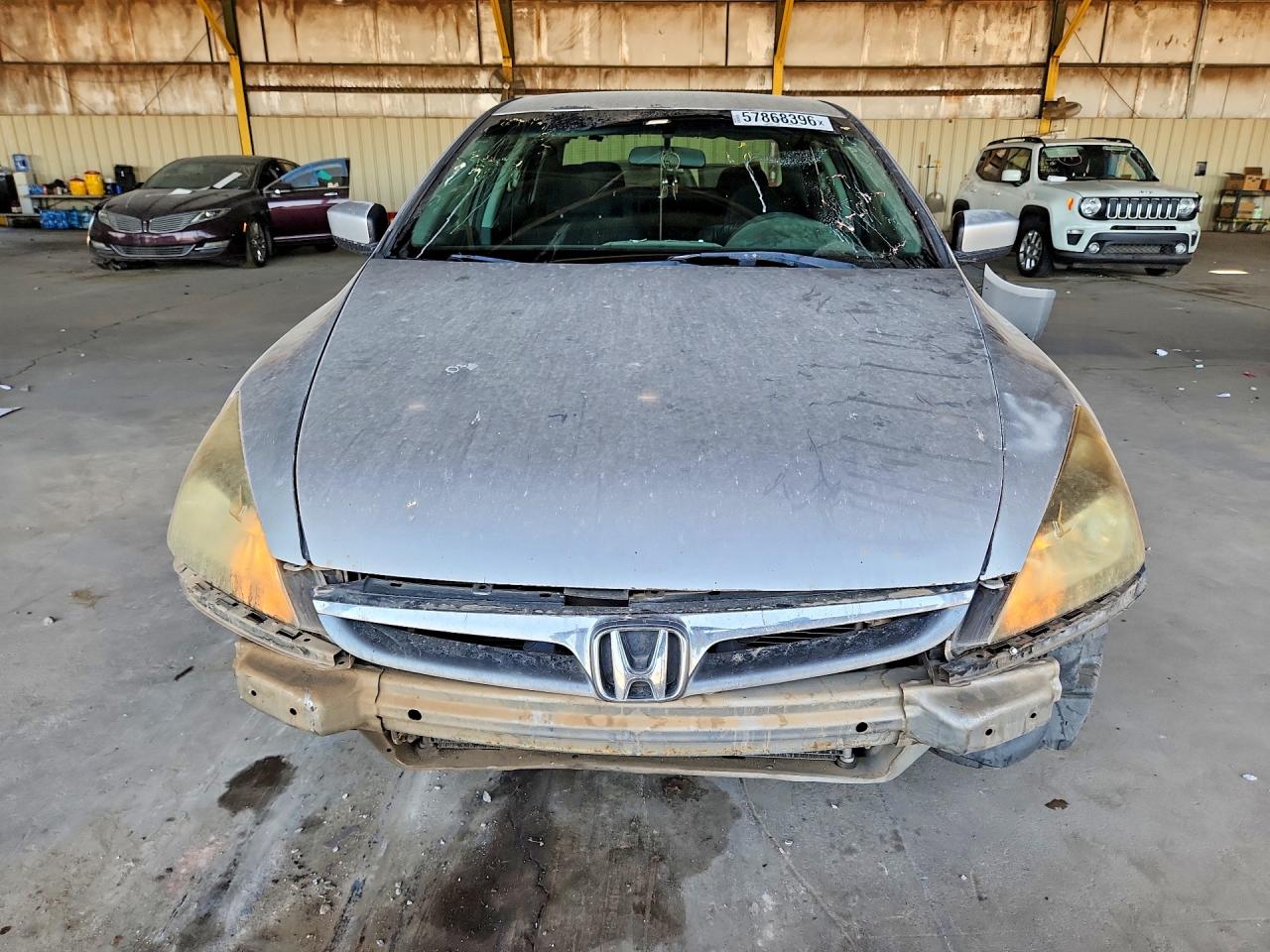 2006 Honda Accord Lx Silver vin: 3HGCM56496G705250