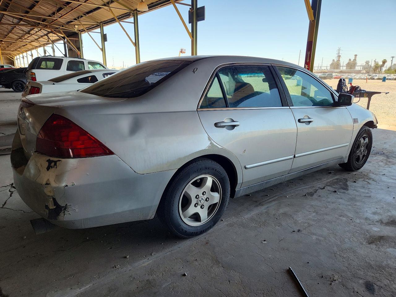 2006 Honda Accord Lx Silver vin: 3HGCM56496G705250