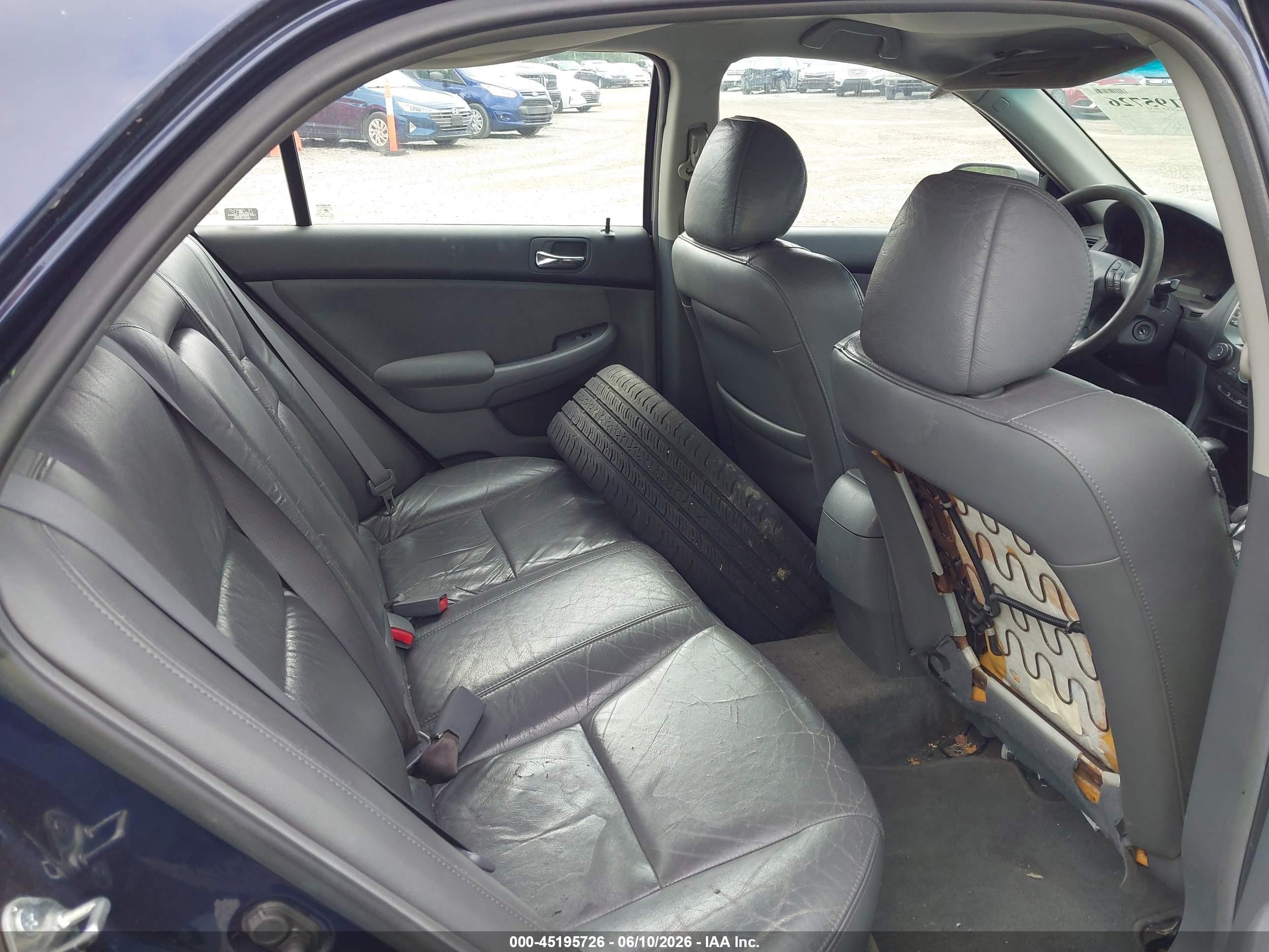 2006 Honda Accord 2.4 Lx Blue vin: 3HGCM56496G710724
