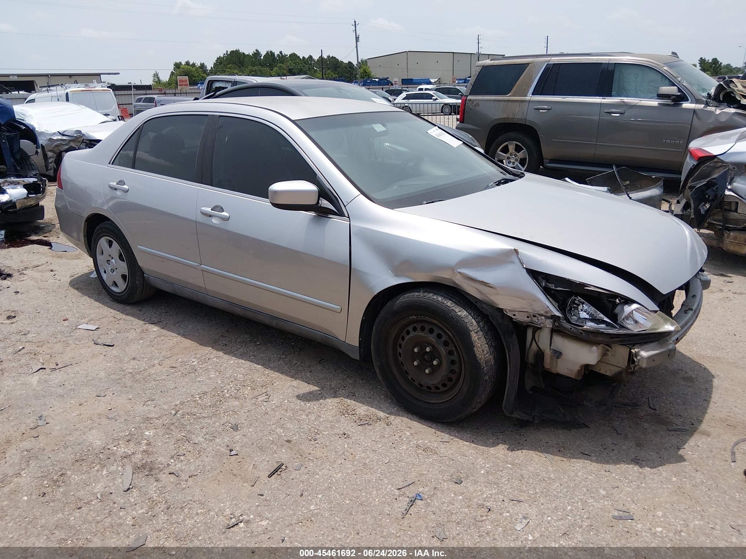2006 Honda Accord 2.4 Lx Серебряный vin: 3HGCM56496G711226