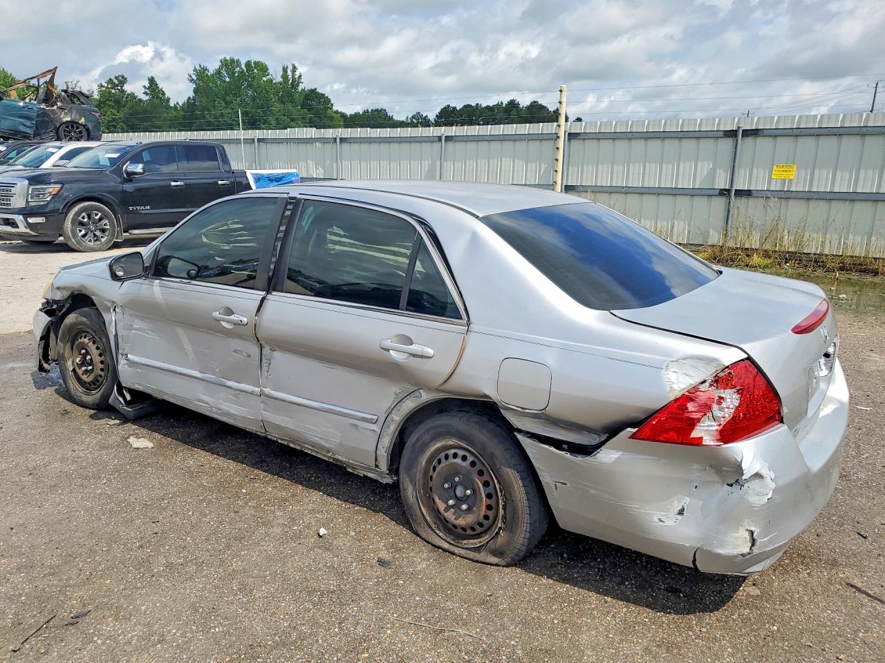 2007 Honda Accord Lx Silver vin: 3HGCM56497G701460