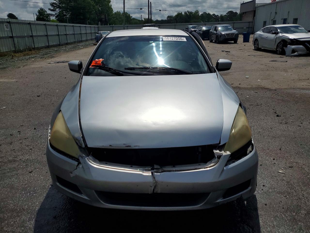 2007 Honda Accord Lx Silver vin: 3HGCM56497G701460