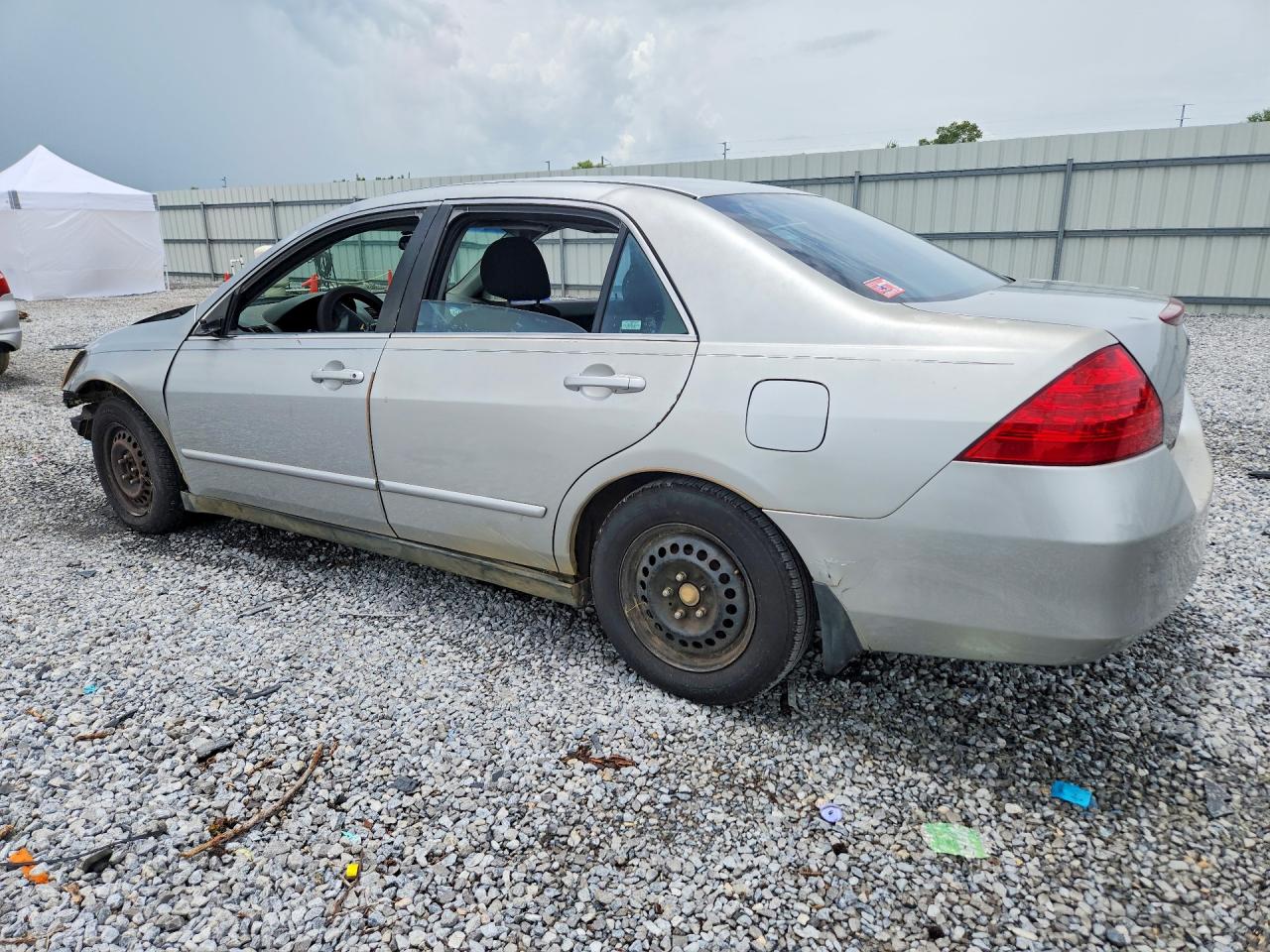 2007 Honda Accord Lx Silver vin: 3HGCM56497G704259