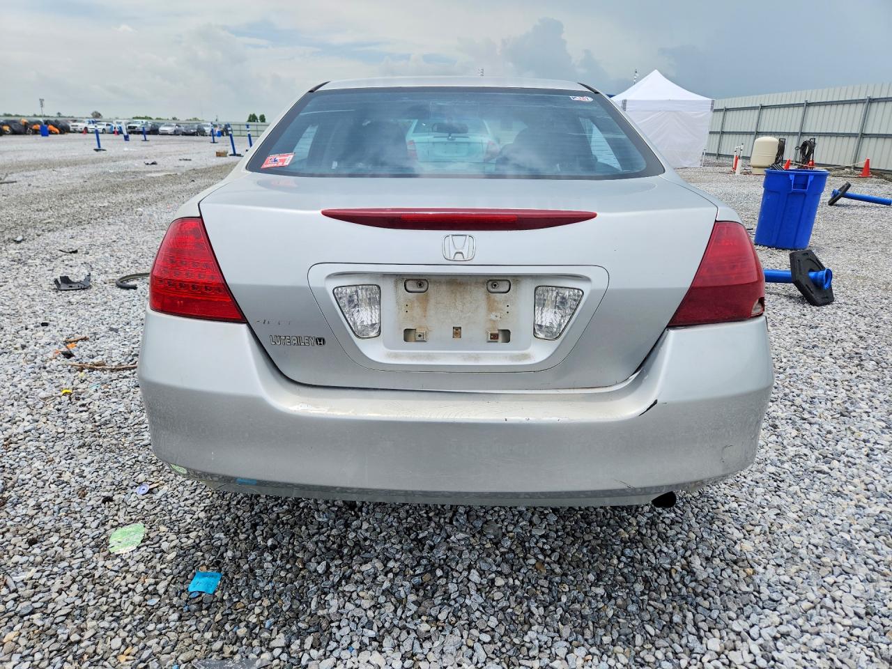 2007 Honda Accord Lx Silver vin: 3HGCM56497G704259