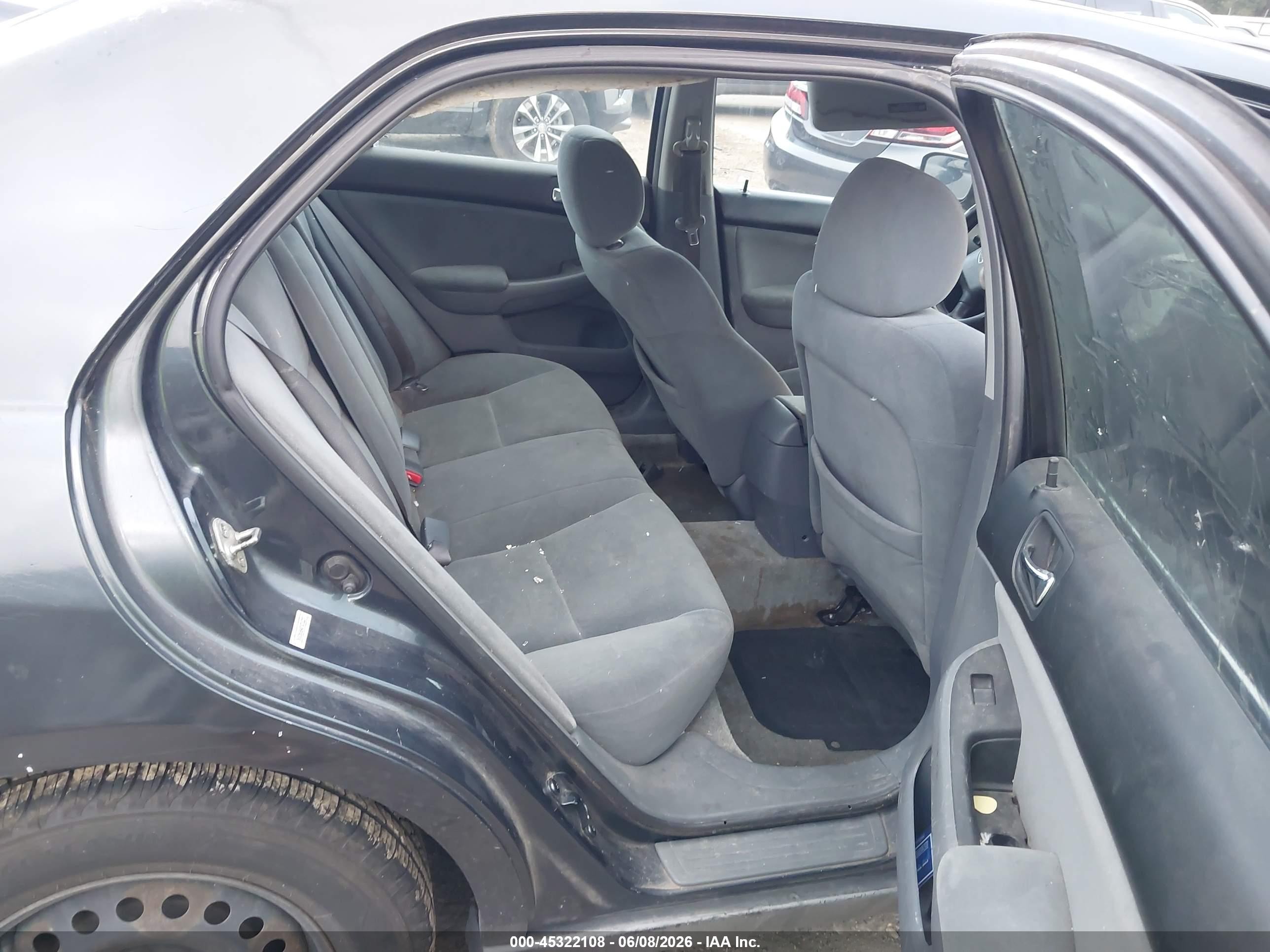 2007 Honda Accord 2.4 Lx Blue vin: 3HGCM56497G705217