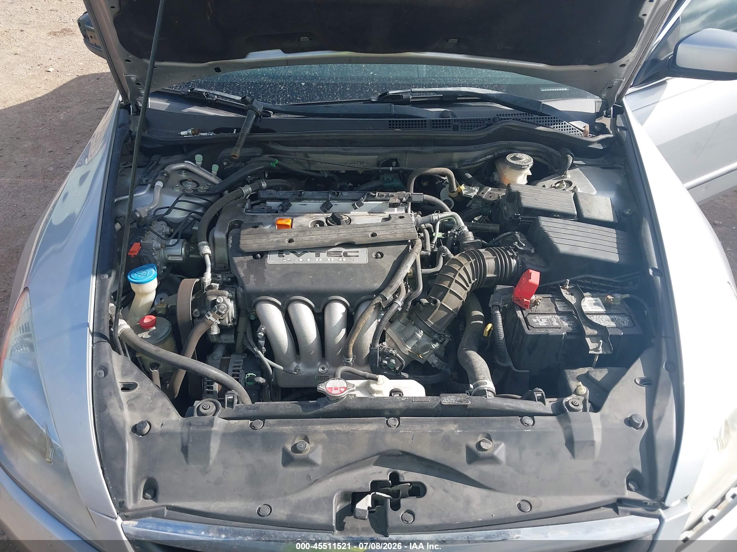 2007 Honda Accord 2.4 Lx Silver vin: 3HGCM56497G706576