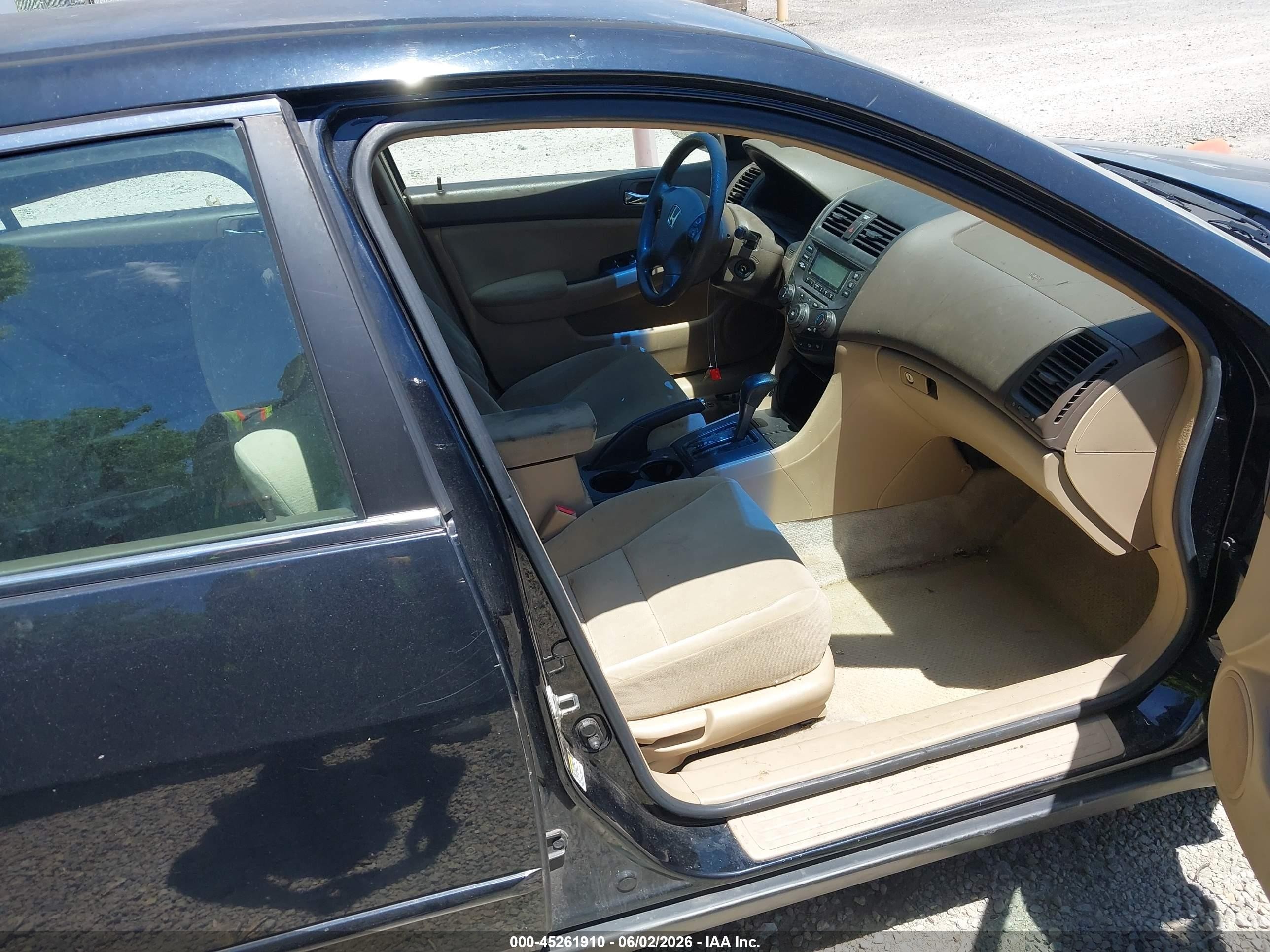 2007 Honda Accord 2.4 Lx Черный vin: 3HGCM56497G707954