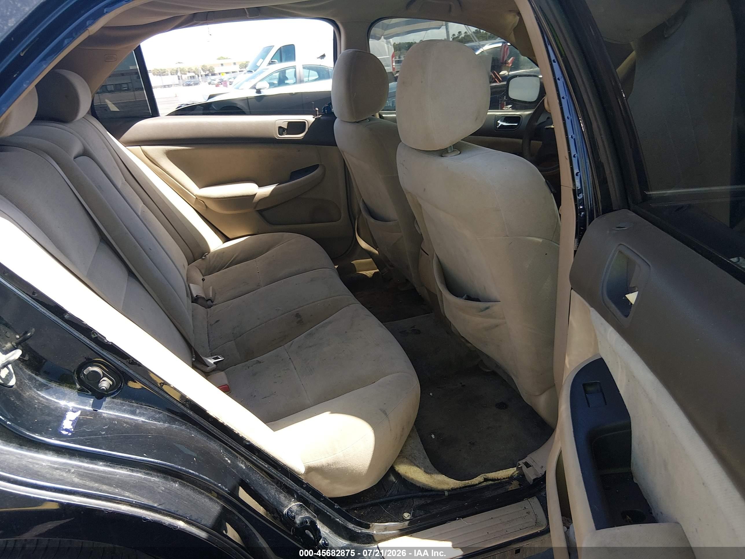 2007 Honda Accord 2.4 Lx Black vin: 3HGCM56497G709591