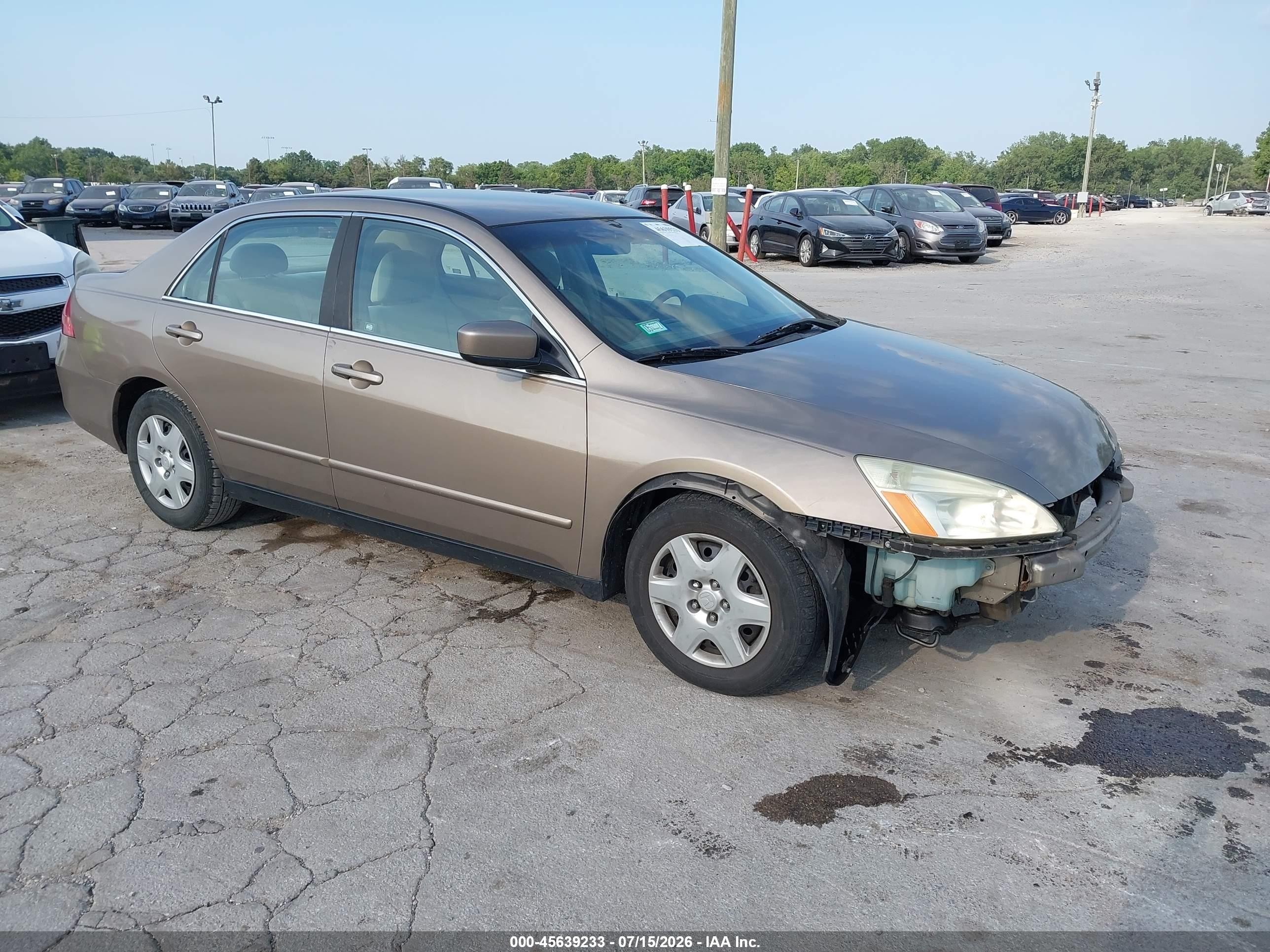 2006 Honda Accord 2.4 Lx Gold vin: 3HGCM564X6G706861