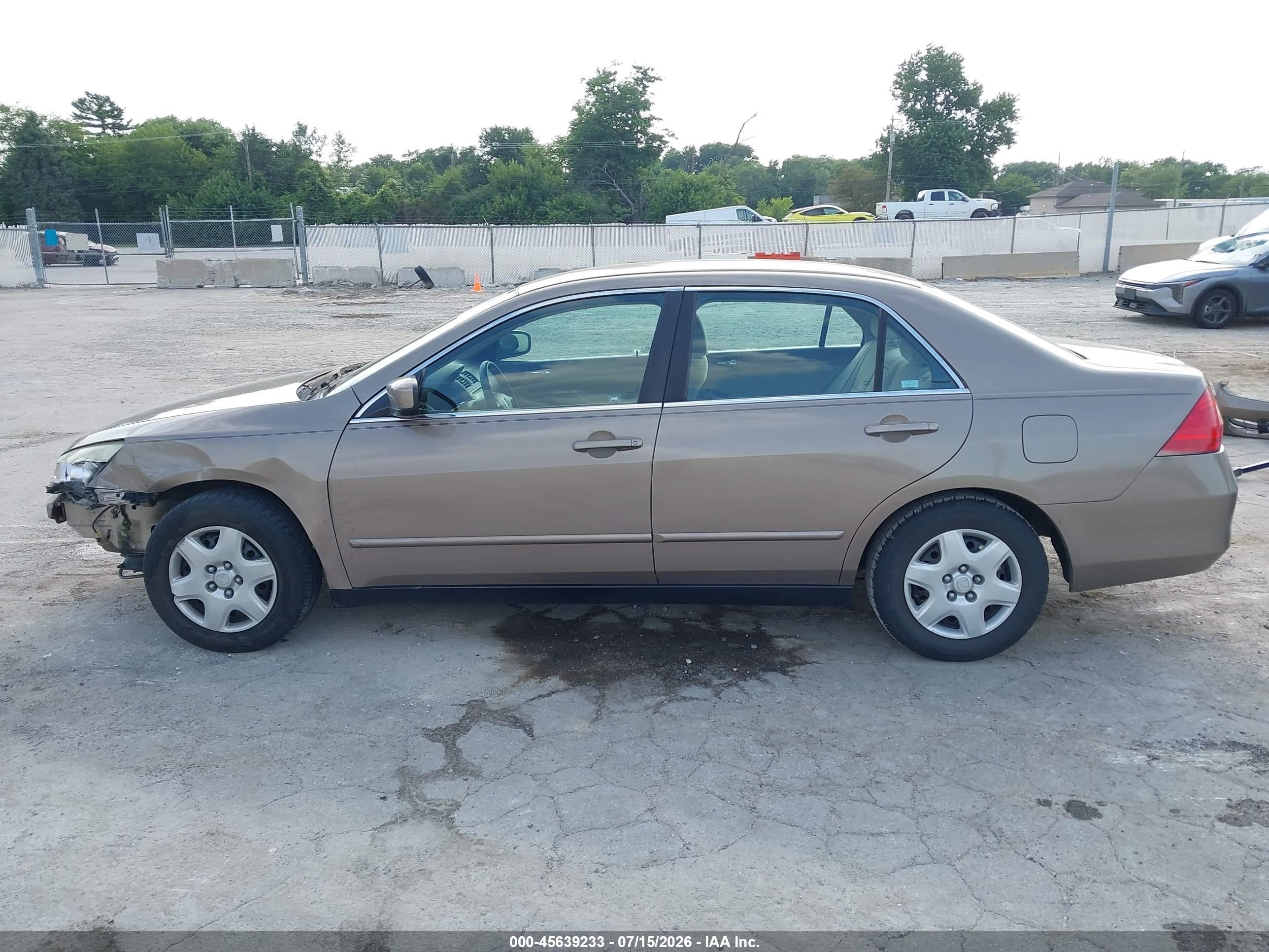 2006 Honda Accord 2.4 Lx Gold vin: 3HGCM564X6G706861