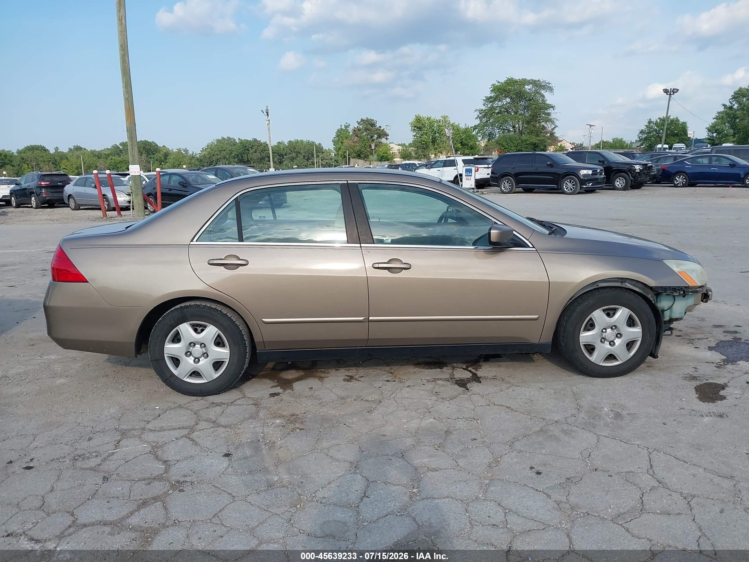 2006 Honda Accord 2.4 Lx Gold vin: 3HGCM564X6G706861