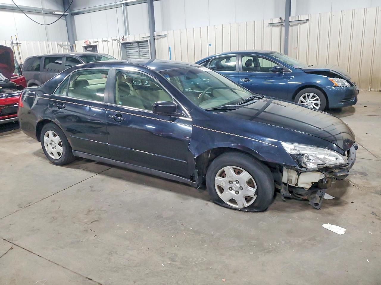 2007 Honda Accord Lx Black vin: 3HGCM564X7G704884