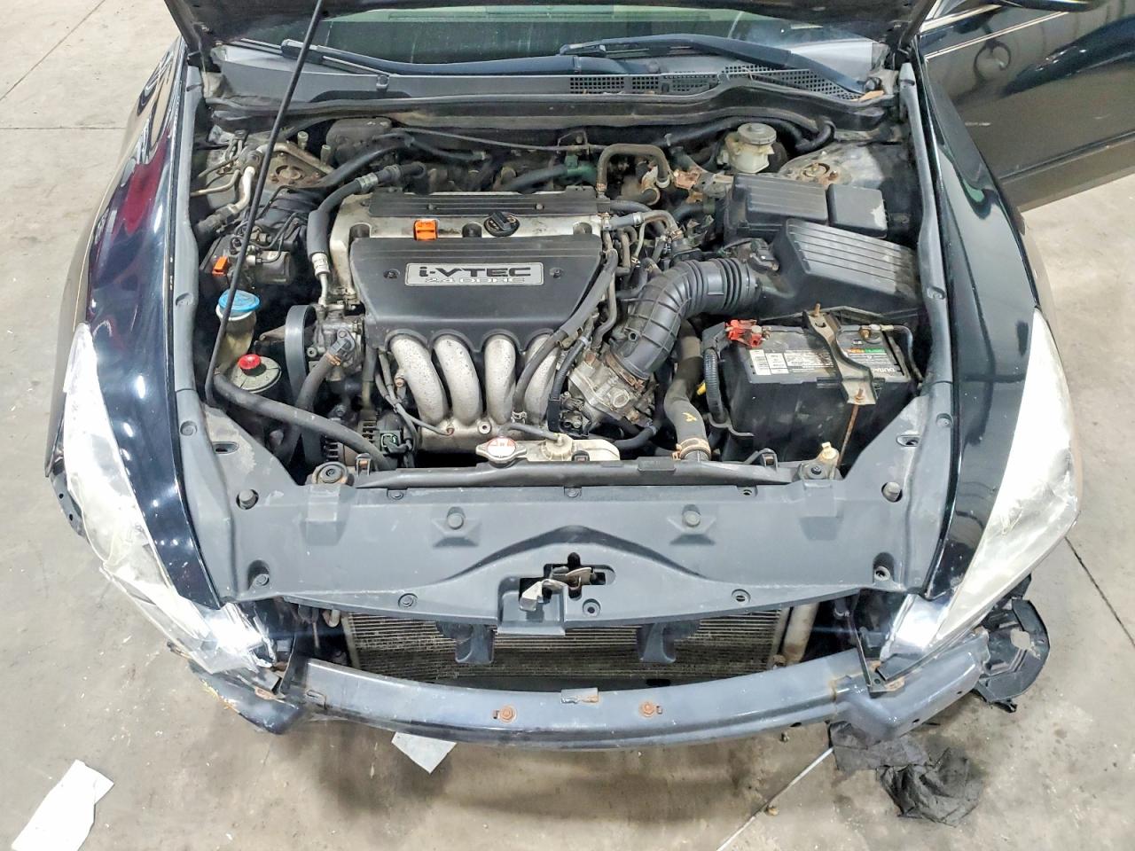 2007 Honda Accord Lx Black vin: 3HGCM564X7G704884