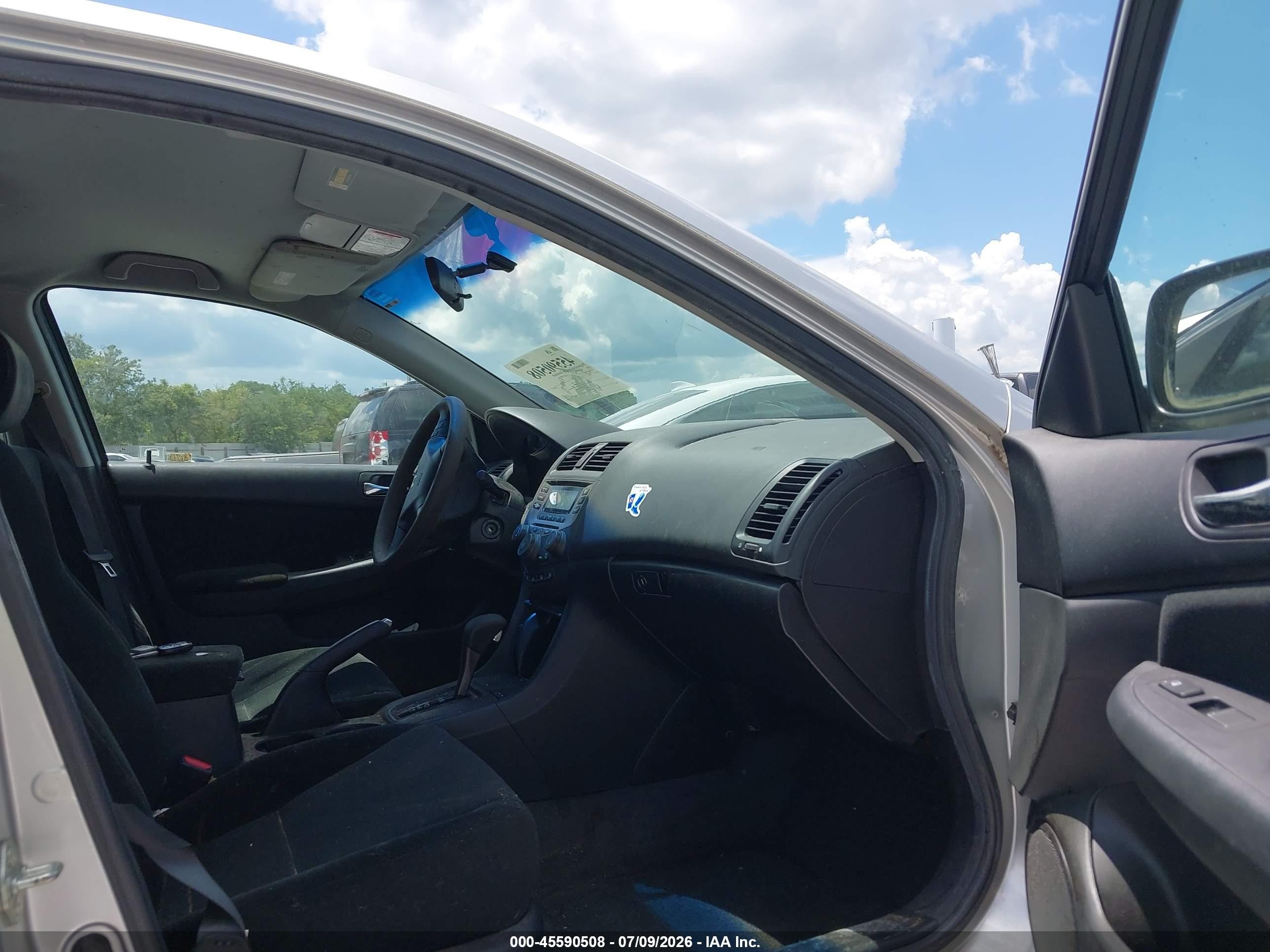 2007 Honda Accord 2.4 Lx Silver vin: 3HGCM564X7G711754