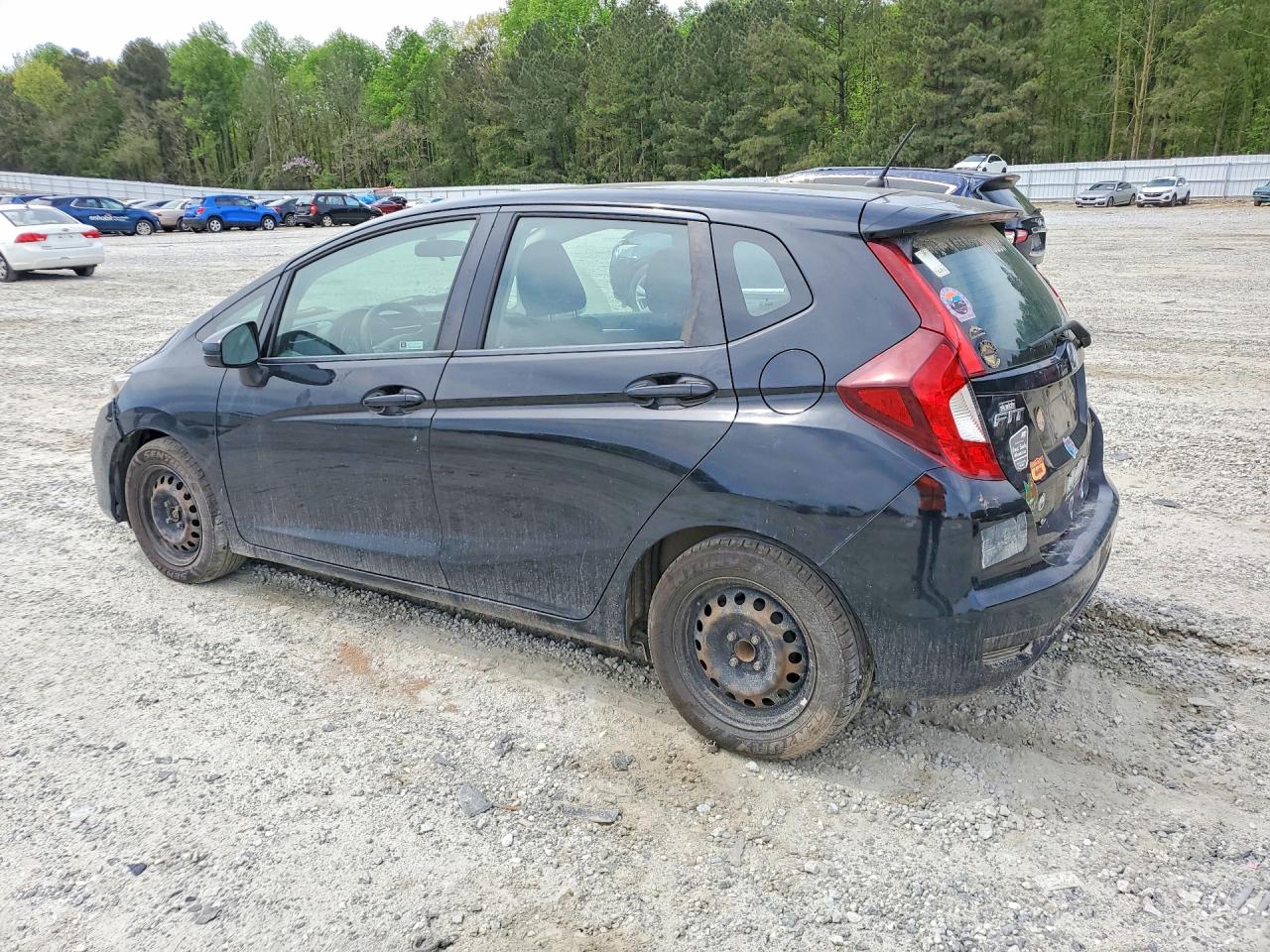2019 Honda Fit Черный vin: 3HGGK5G43KM716505