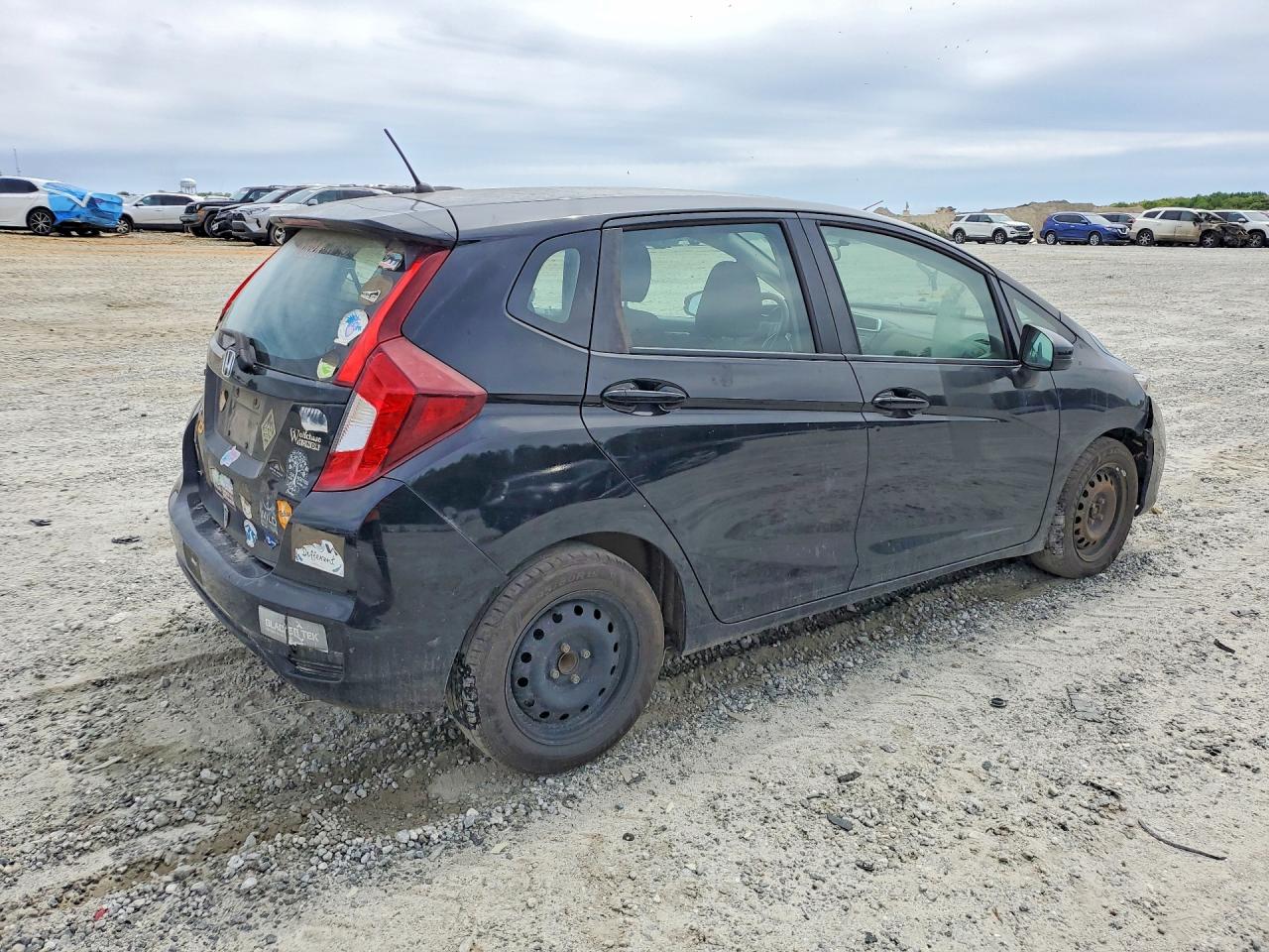 2019 Honda Fit Черный vin: 3HGGK5G43KM716505