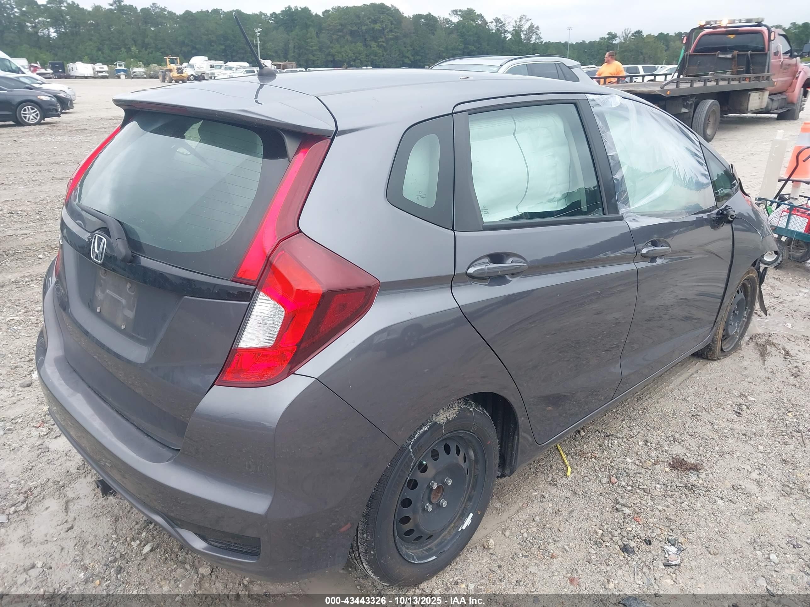 2020 Honda Fit Lx Gray vin: 3HGGK5G45LM707600