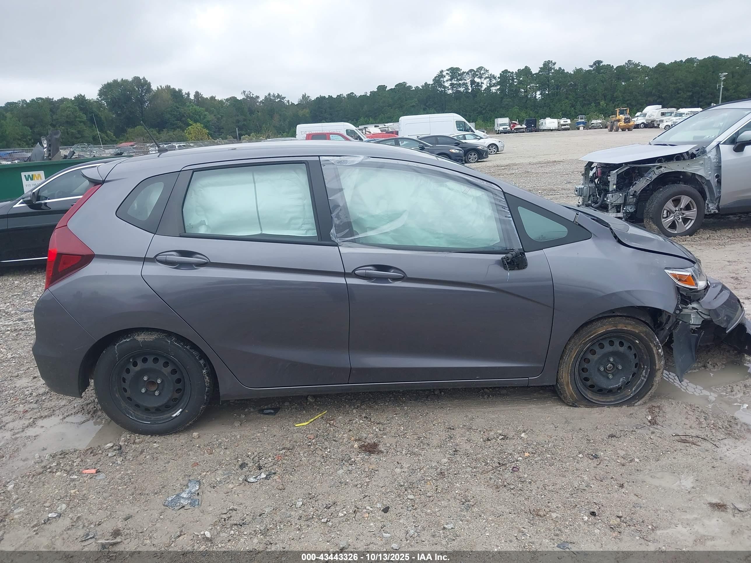 2020 Honda Fit Lx Gray vin: 3HGGK5G45LM707600
