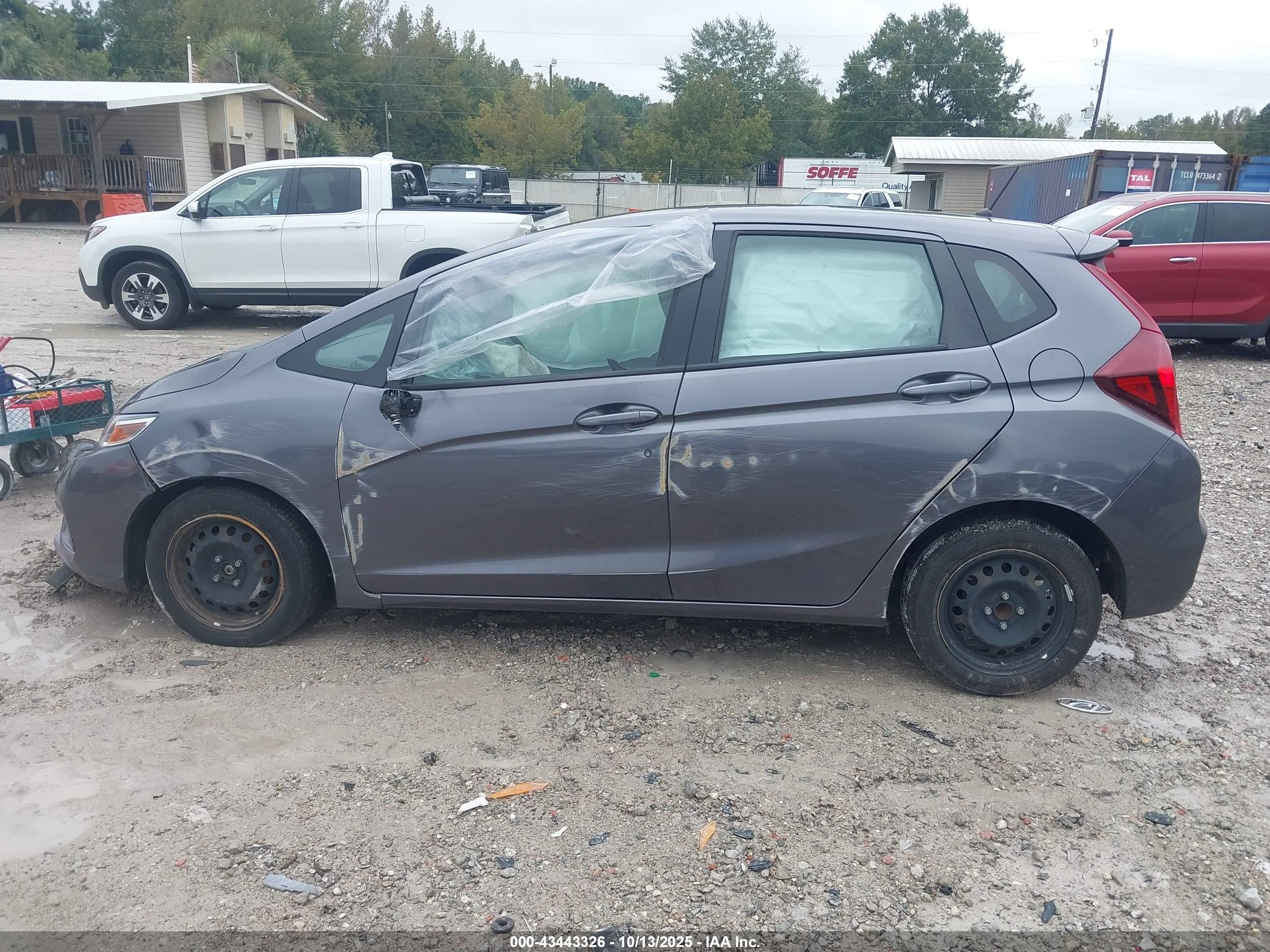2020 Honda Fit Lx Gray vin: 3HGGK5G45LM707600