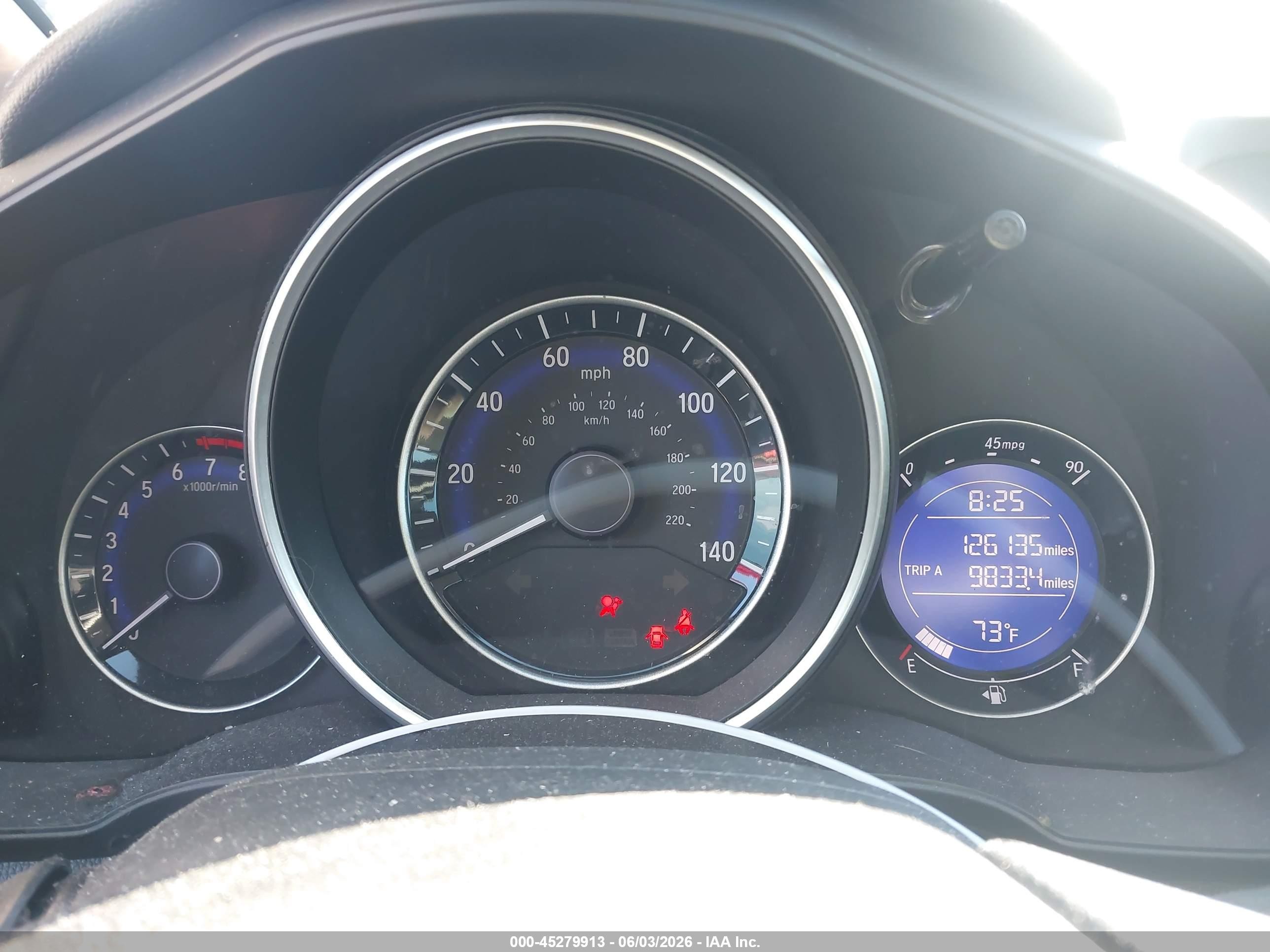 2015 Honda Fit Lx Красный vin: 3HGGK5G50FM748083