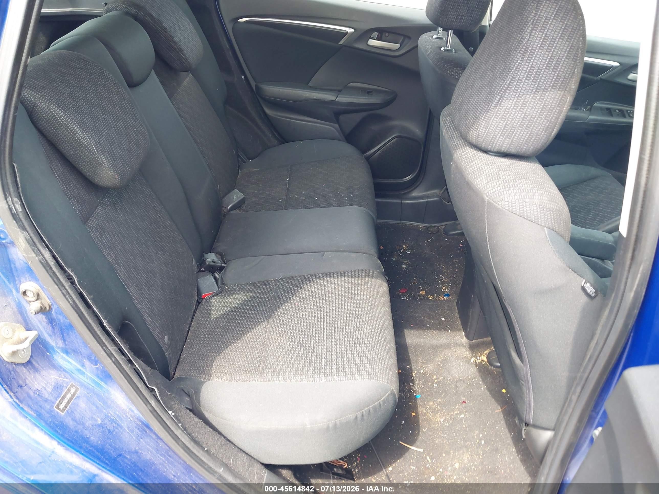 2015 Honda Fit Lx Синий vin: 3HGGK5G53FM728667