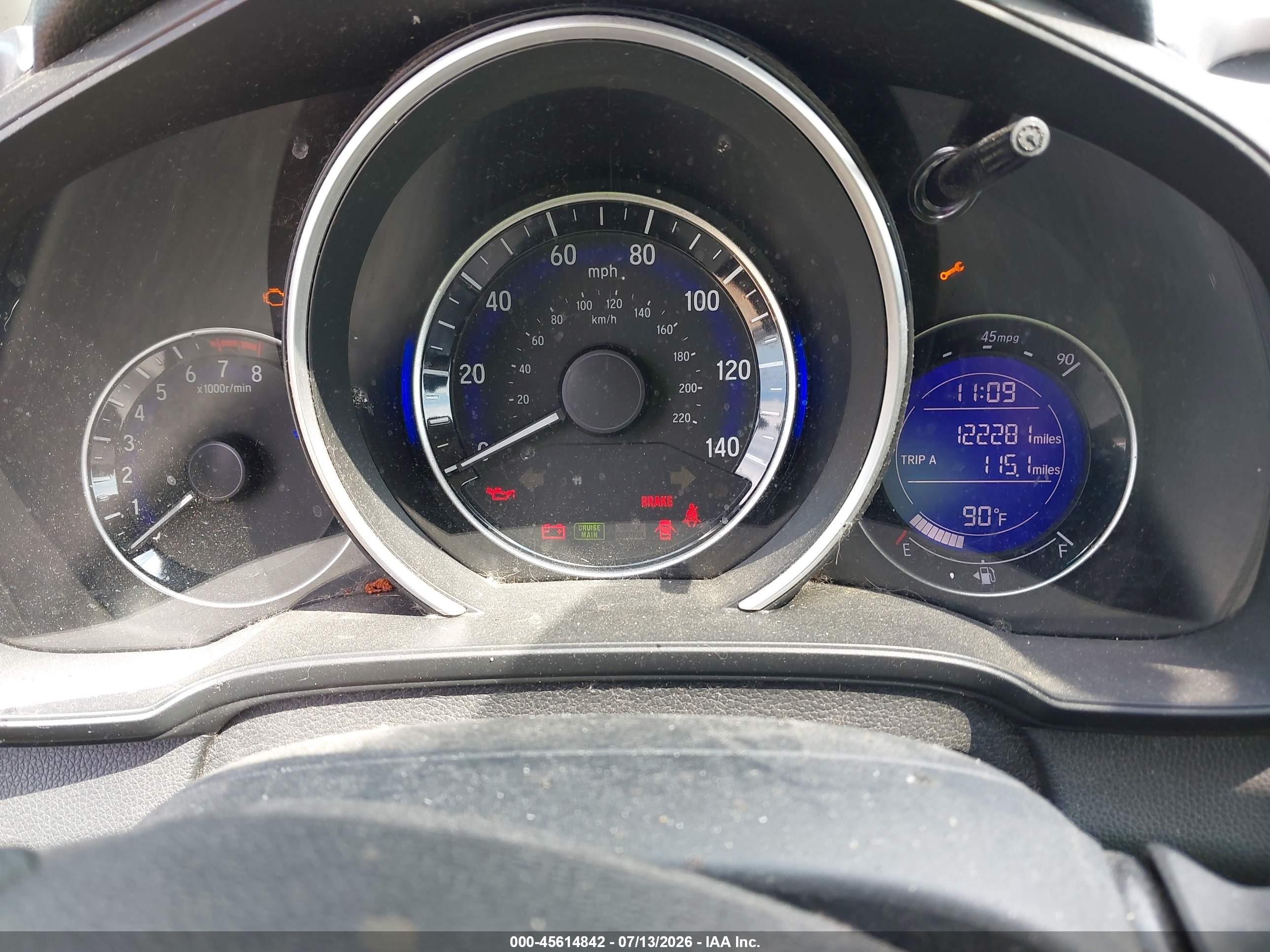 2015 Honda Fit Lx Синий vin: 3HGGK5G53FM728667