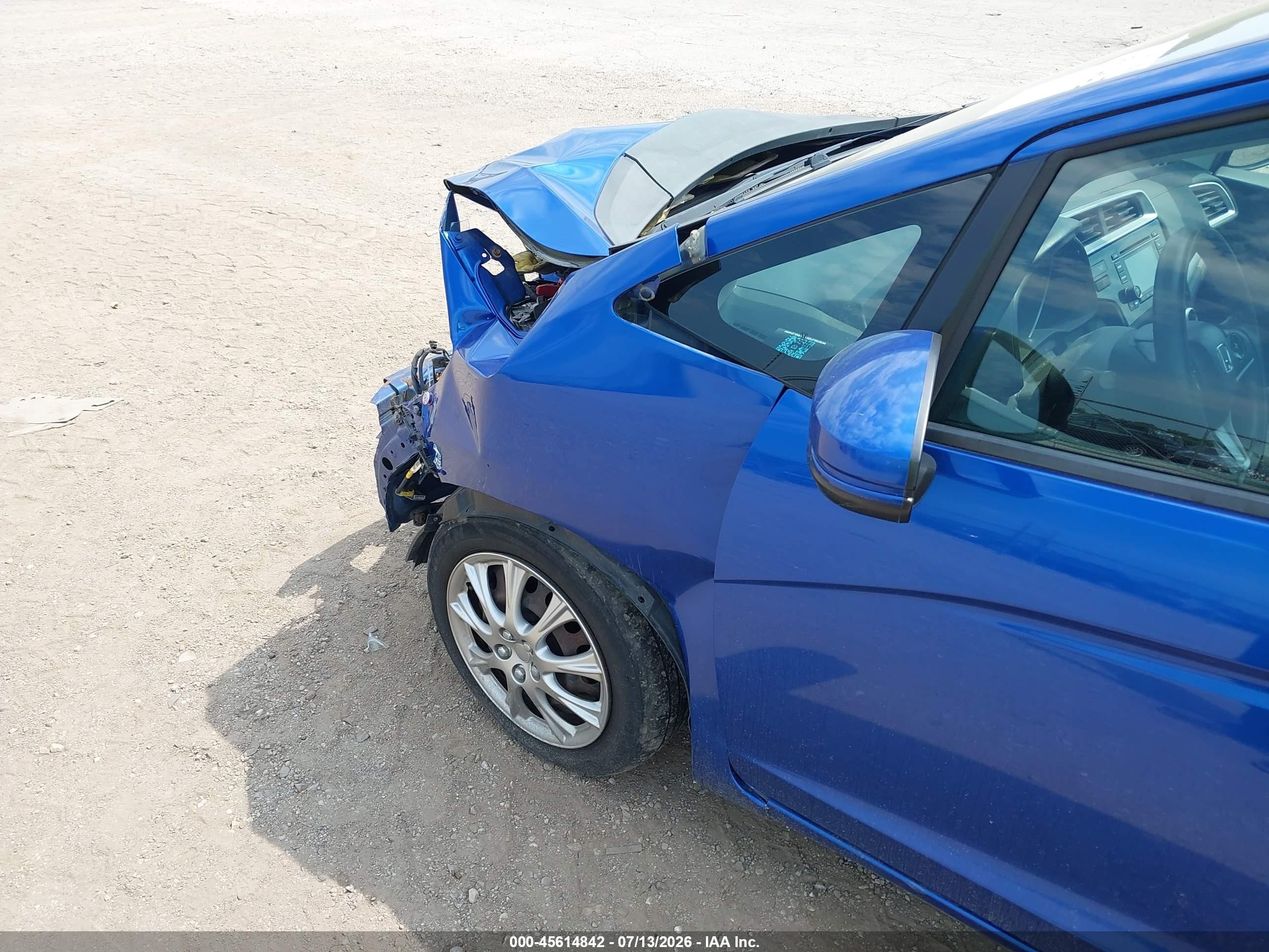2015 Honda Fit Lx Синий vin: 3HGGK5G53FM728667