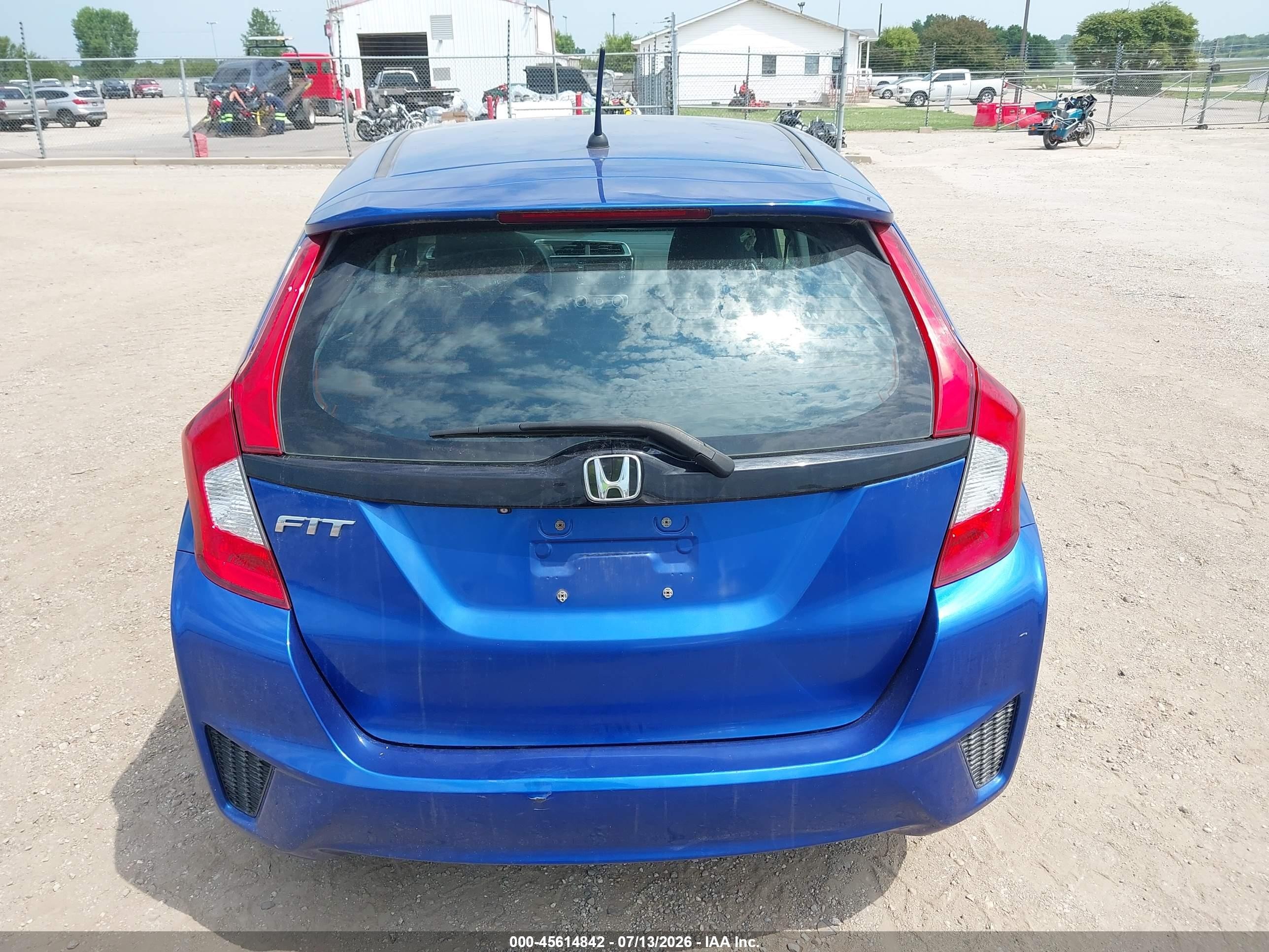 2015 Honda Fit Lx Синий vin: 3HGGK5G53FM728667