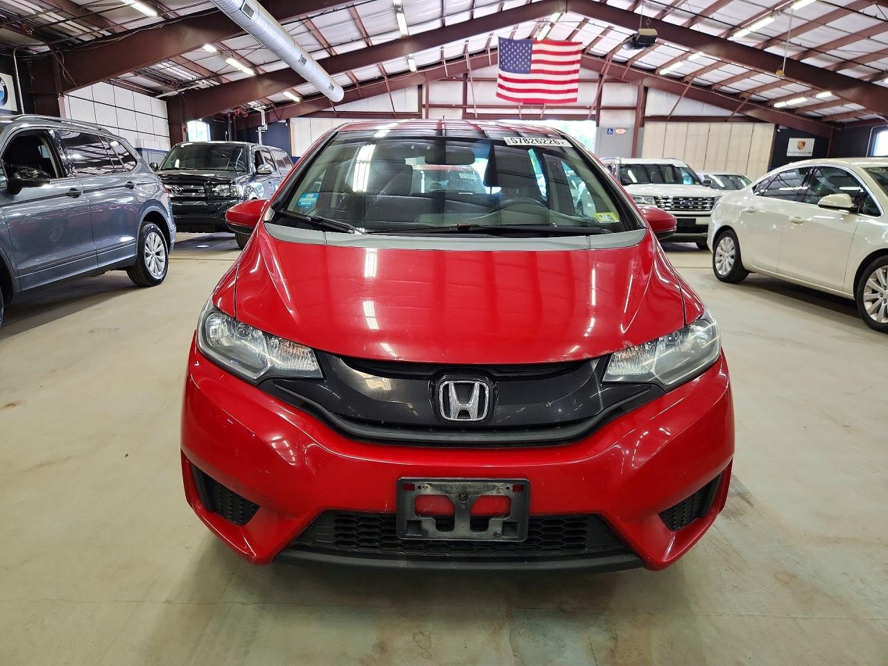 2015 Honda Fit Lx Красный vin: 3HGGK5G53FM763533