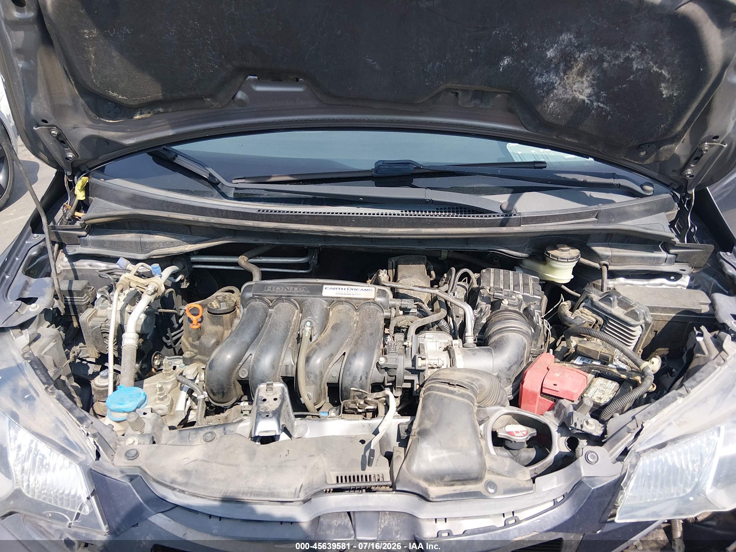 2015 Honda Fit Lx Серый vin: 3HGGK5G54FM724627