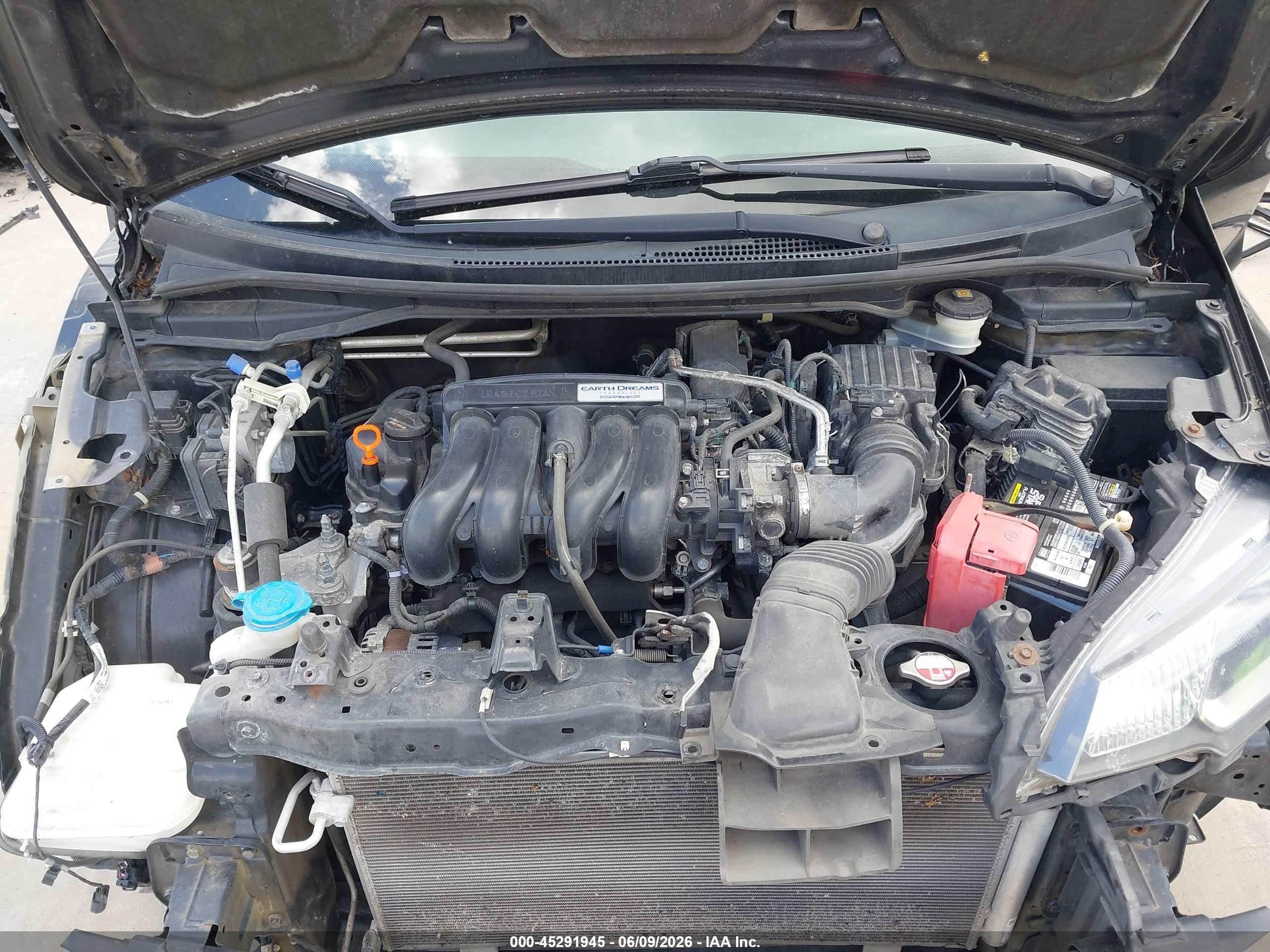 2015 Honda Fit Lx Черный vin: 3HGGK5G54FM742416