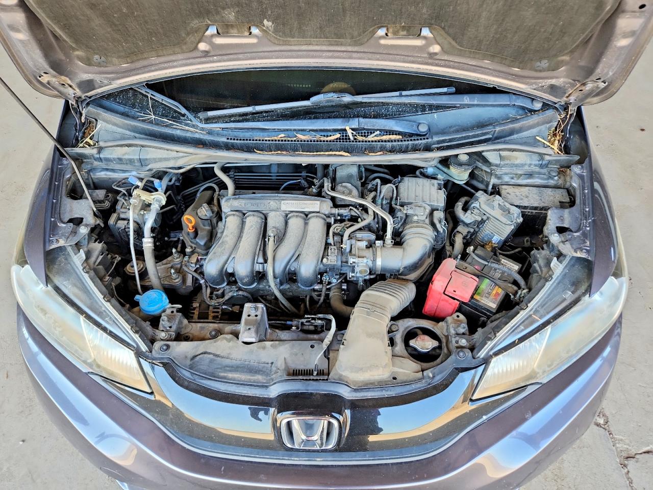 2015 Honda Fit Lx Gray vin: 3HGGK5G57FM768525