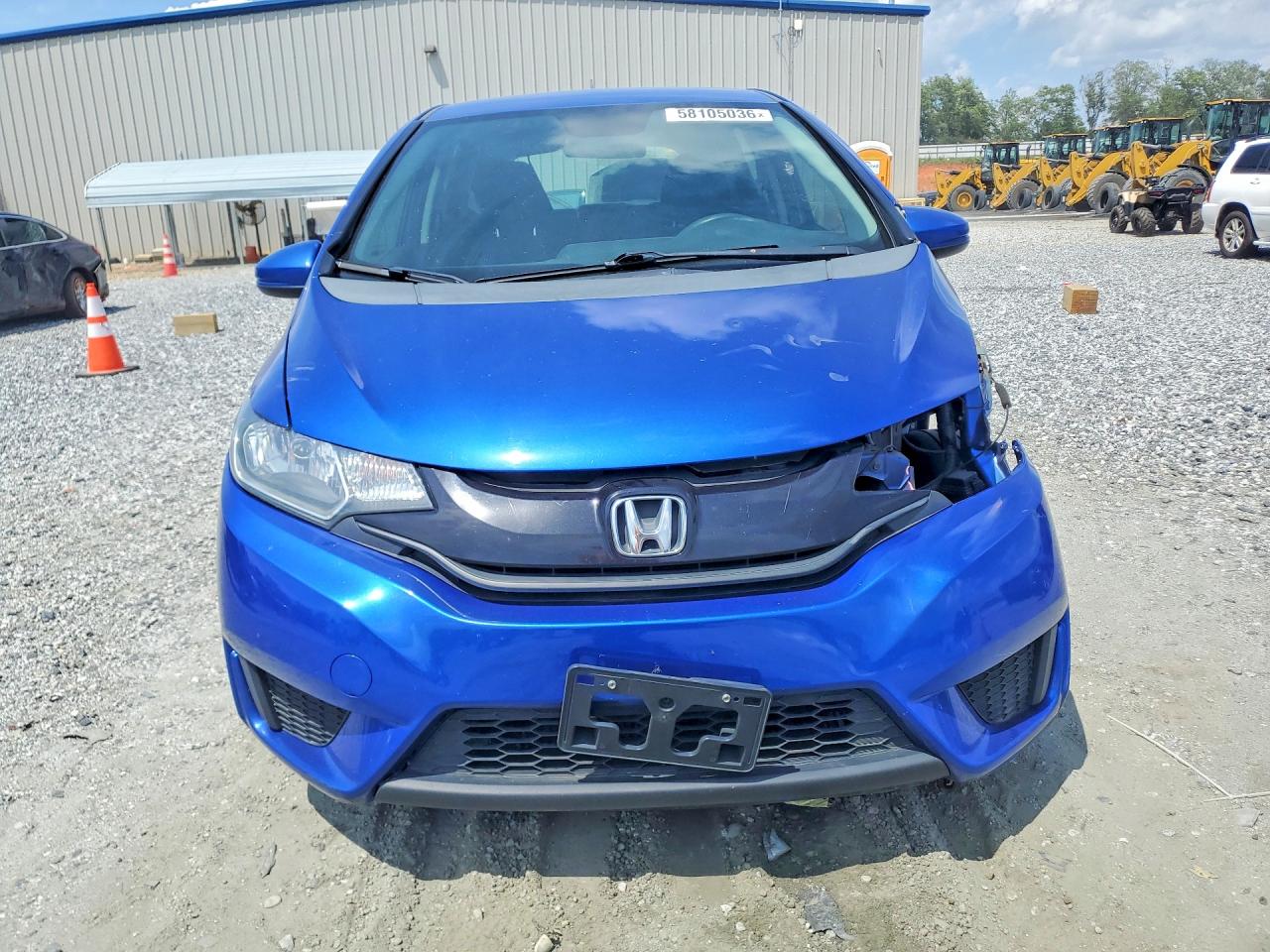 2015 Honda Fit Lx Blue vin: 3HGGK5G5XFM762007