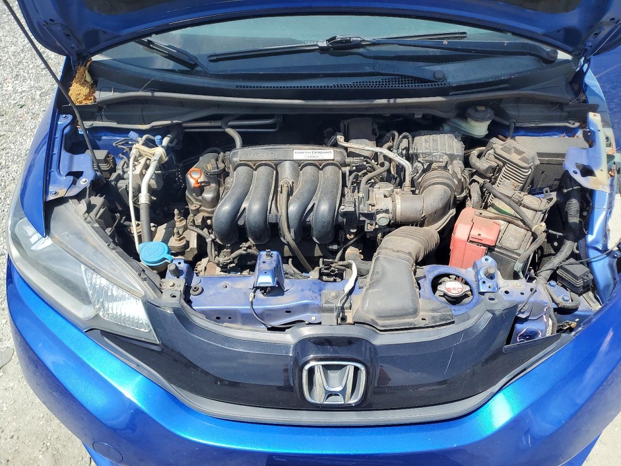 2015 Honda Fit Lx Blue vin: 3HGGK5G5XFM762007