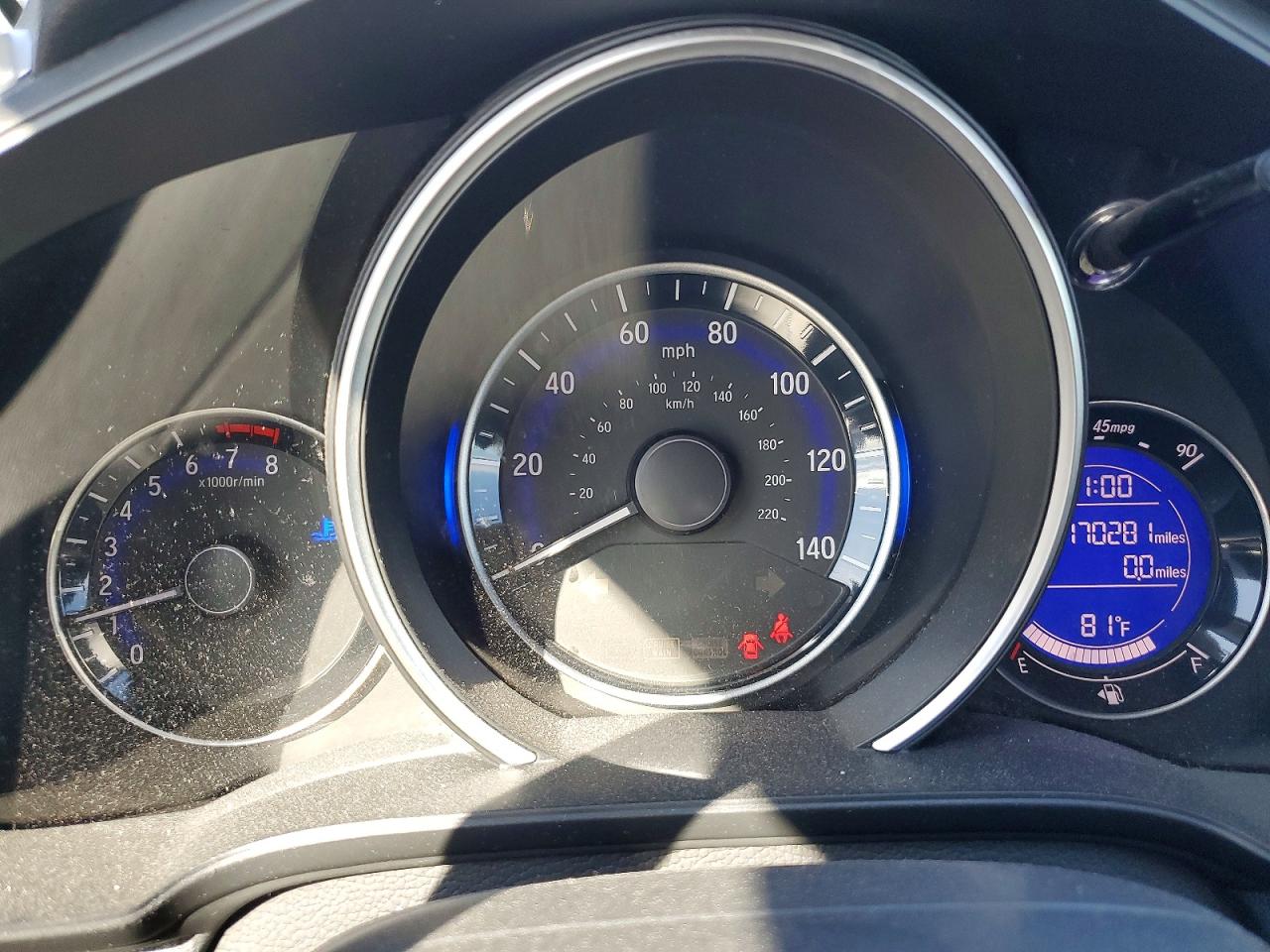 2015 Honda Fit Lx Blue vin: 3HGGK5G5XFM762007